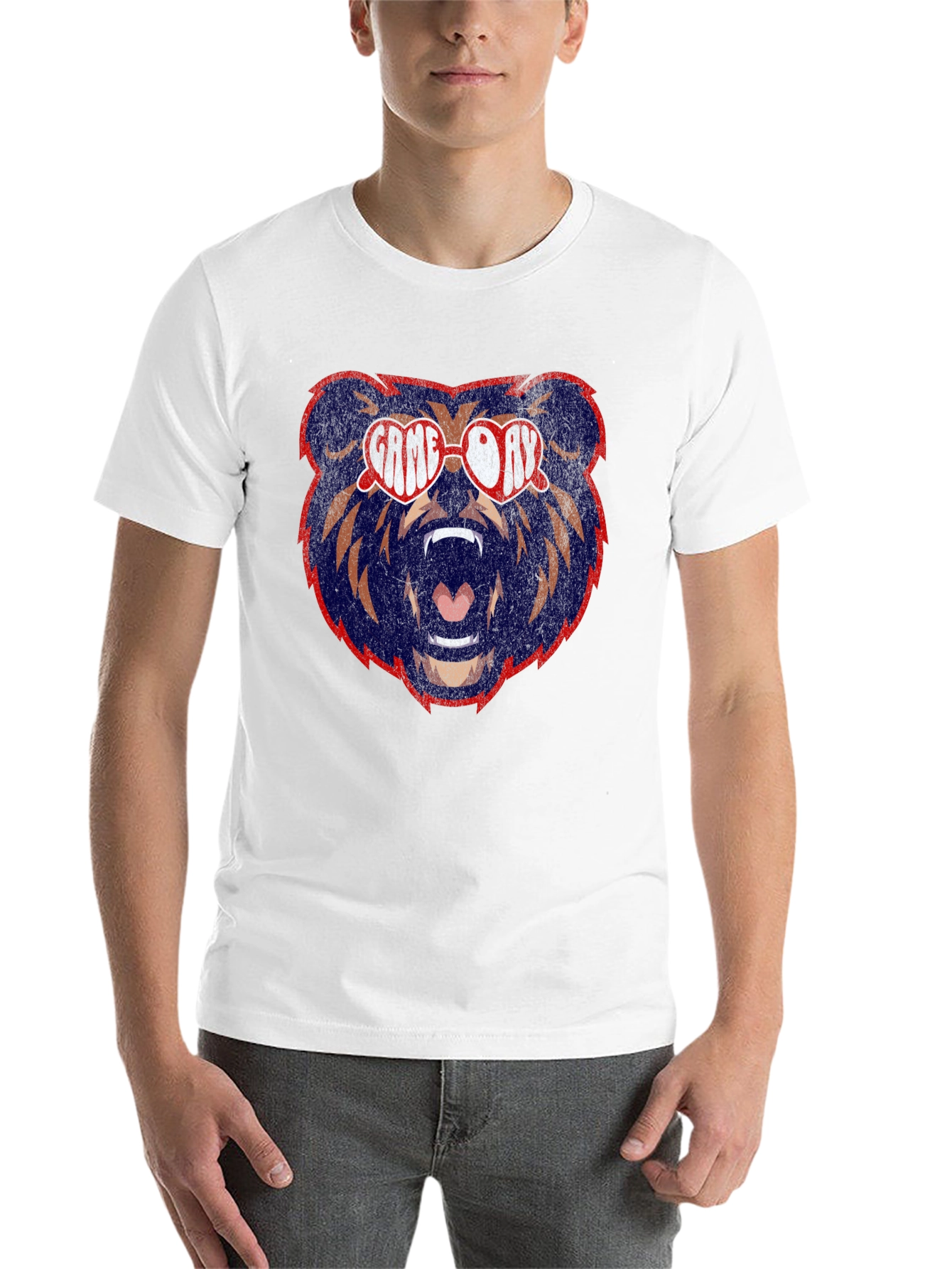 Black Game Day Bear Graphic Tee view 14