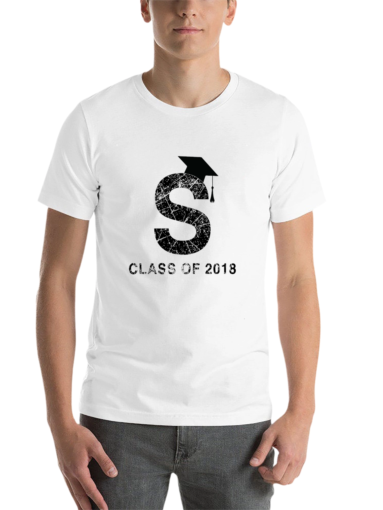 Black Class of 2018 Graduation T-Shirt view 14