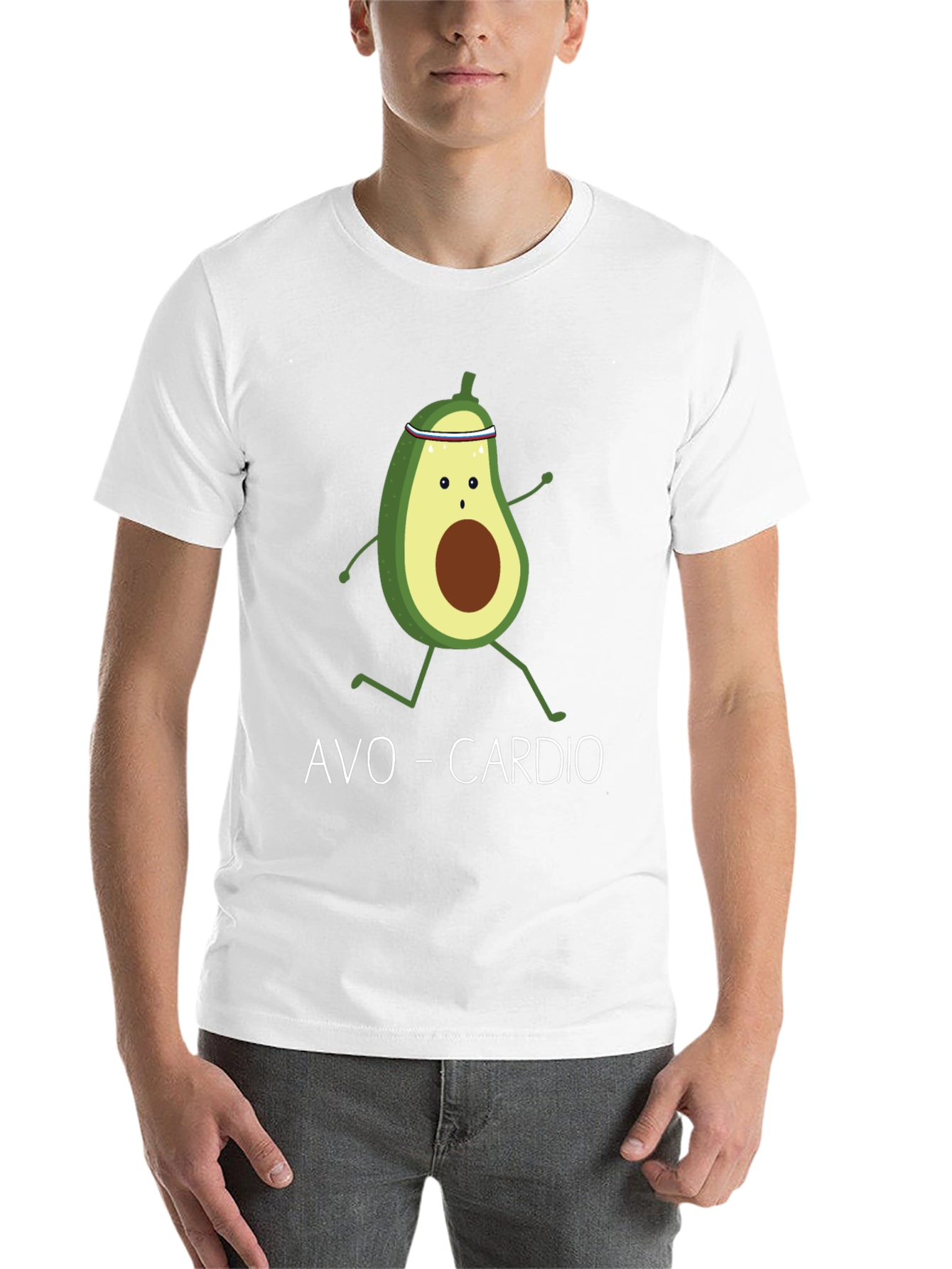 Black Avo-Cardio Avocado Running Graphic T-Shirt view 14
