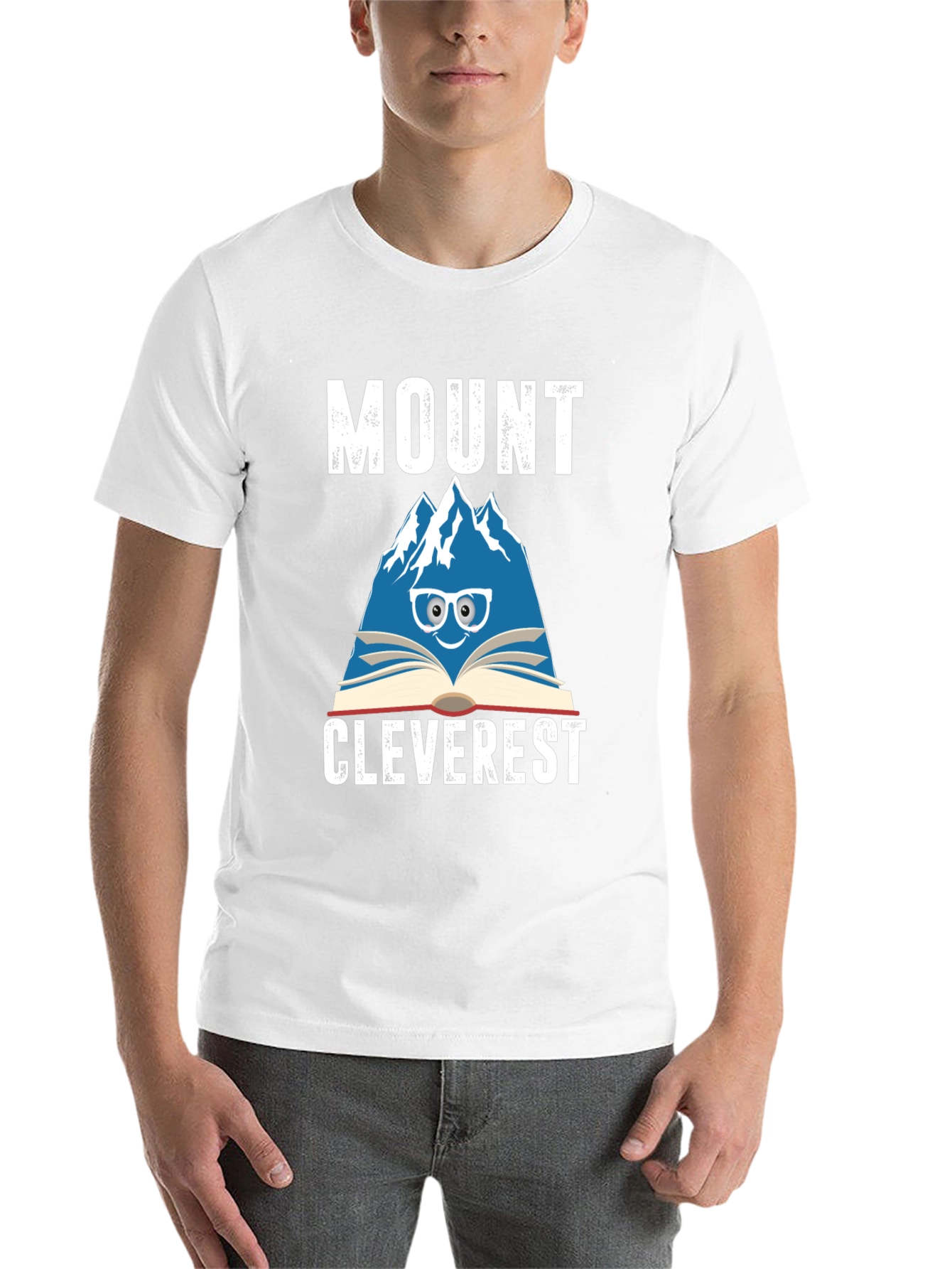 Black Mount Cleverest T-Shirt - Bookish Mountain Tee view 14