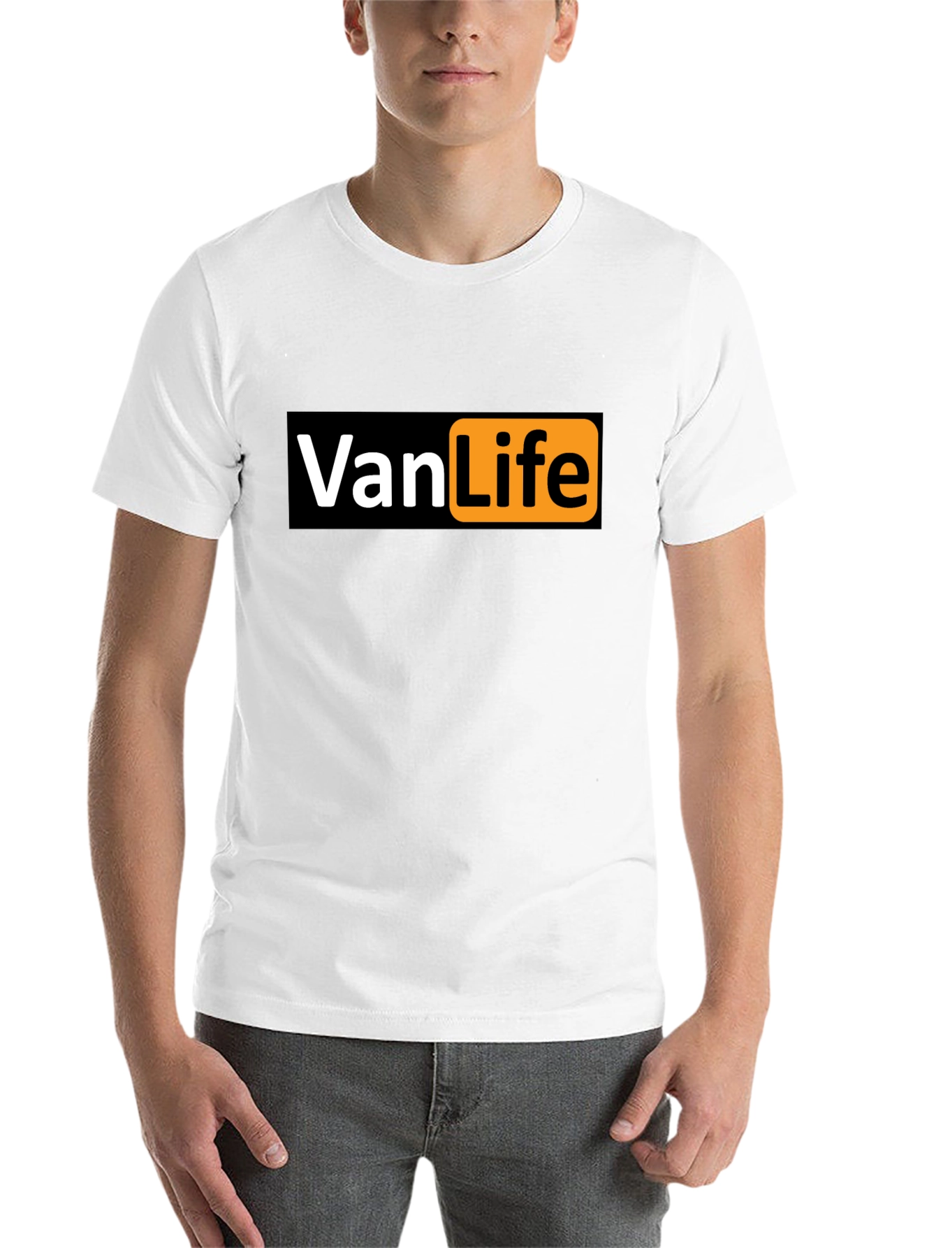 Black Van Life Graphic T-Shirt - Black view 14