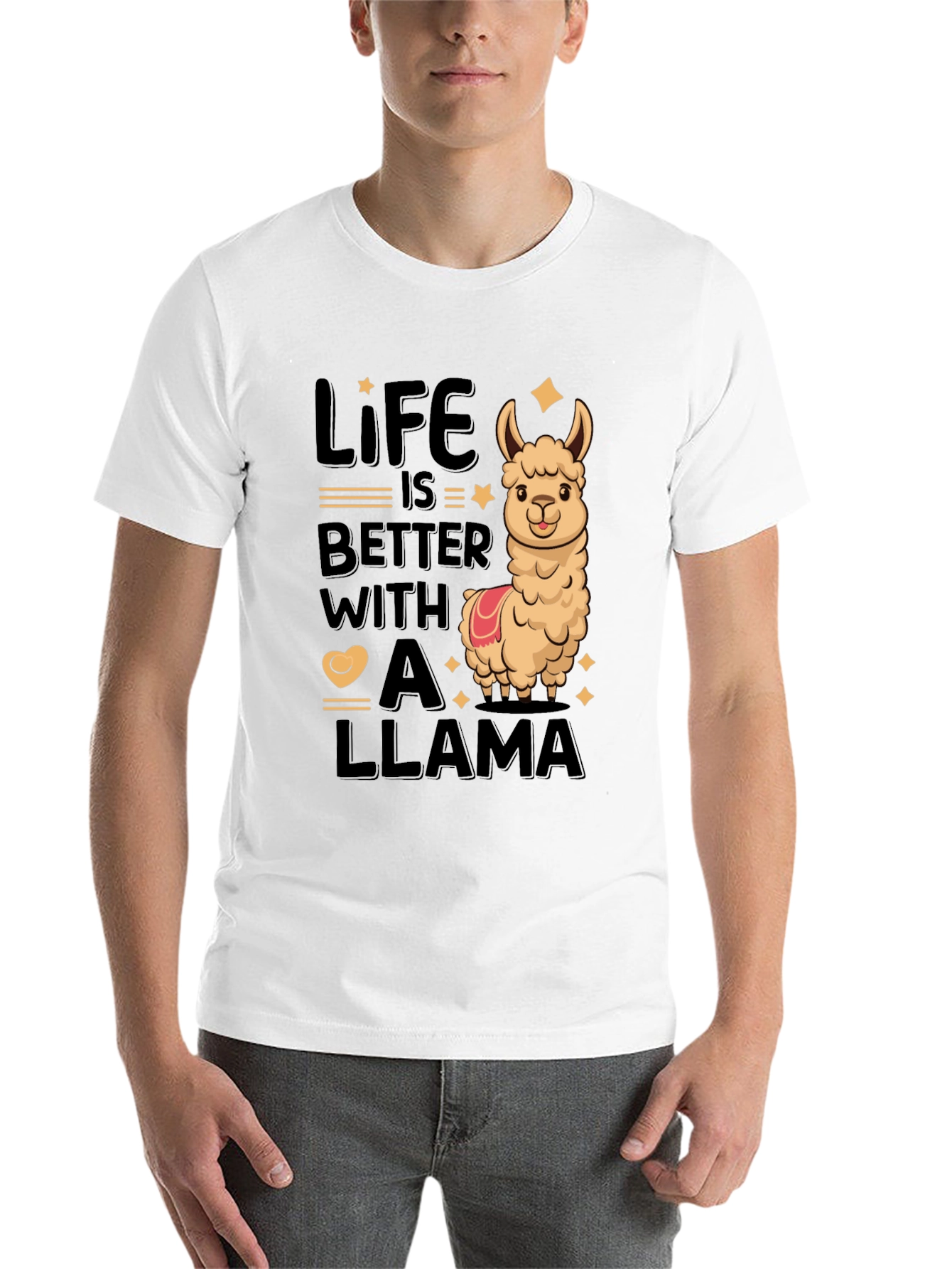 Black Life is Better with a Llama Tee view 14