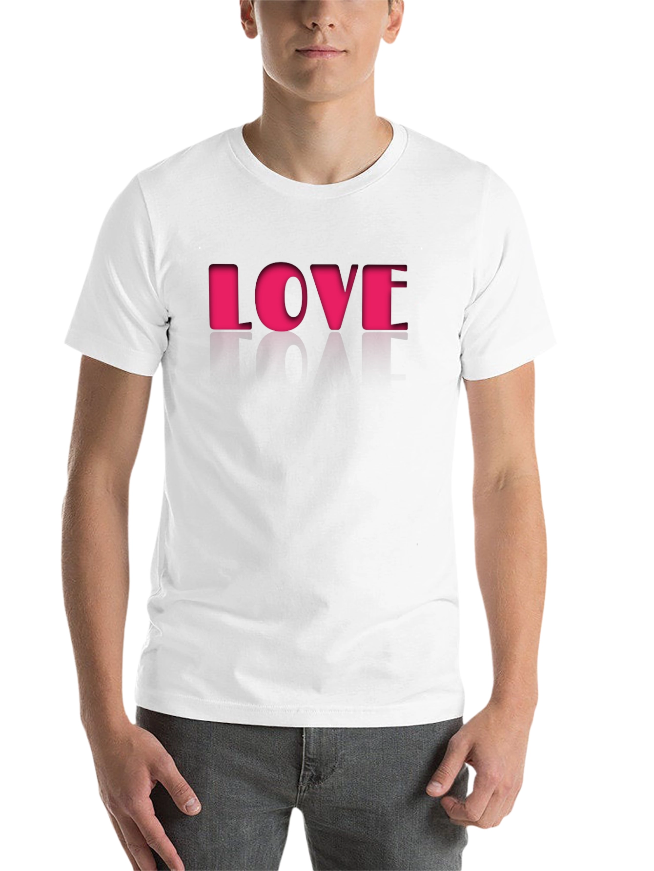 Black Love Graphic Tee - Stylish Men's Black T-Shirt view 14
