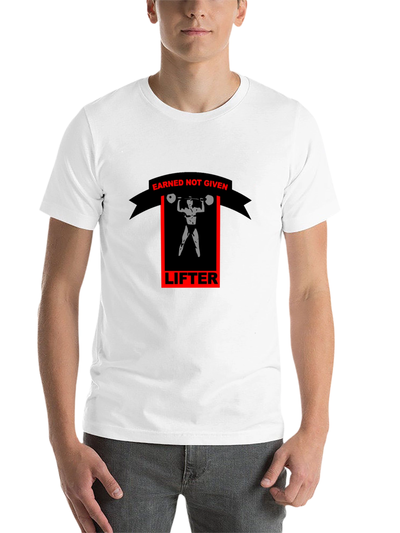 Black Earned Not Given Lifter Graphic Tee view 14