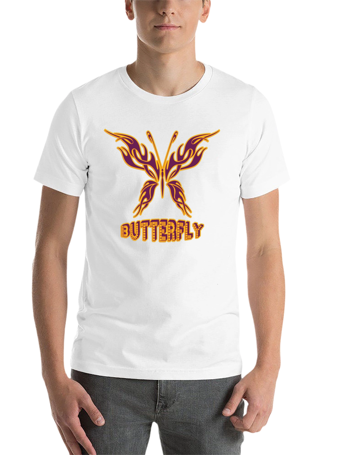 Black Butterfly Graphic Tee - Unique Design view 14