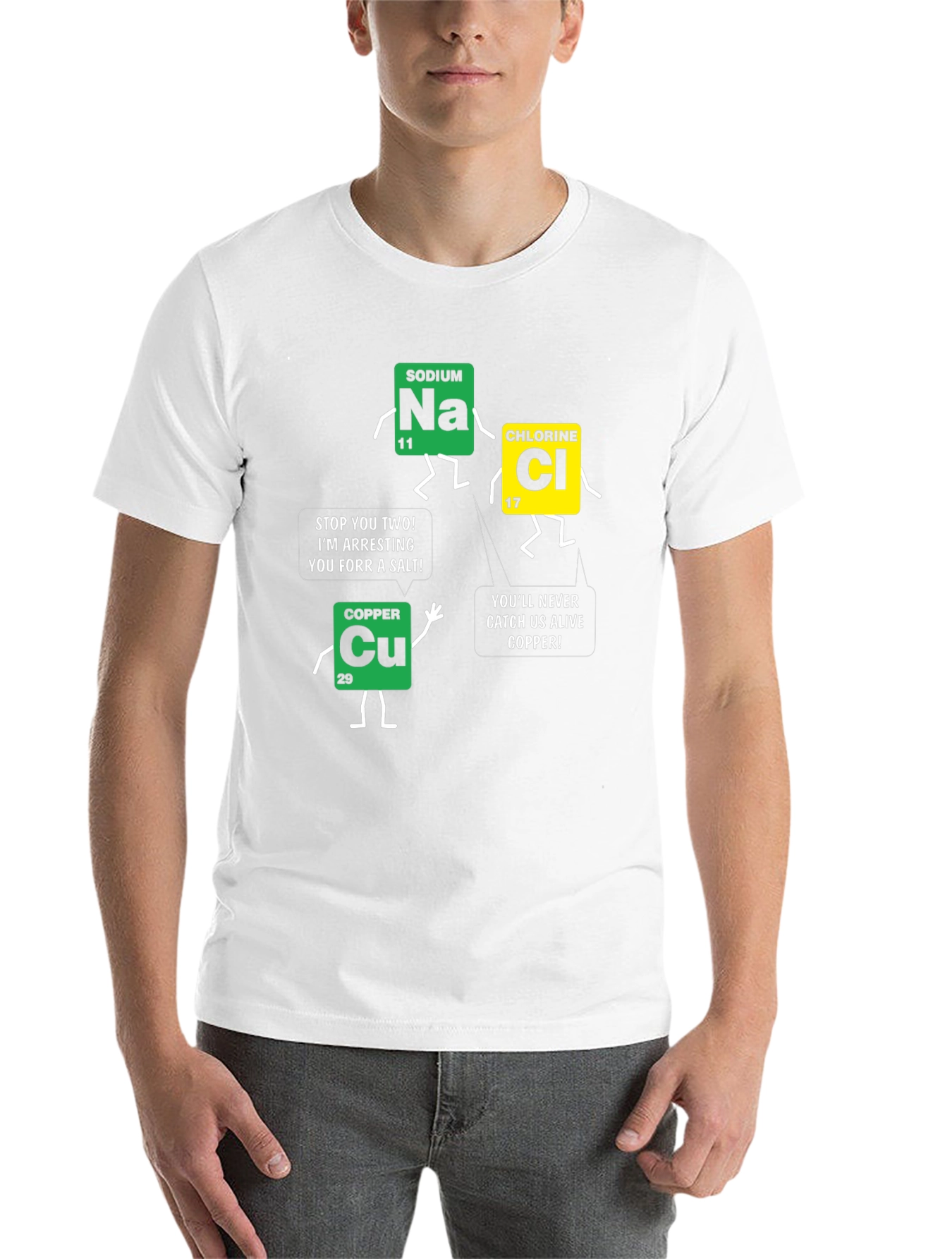Black Funny Science Chemistry T-Shirt view 14