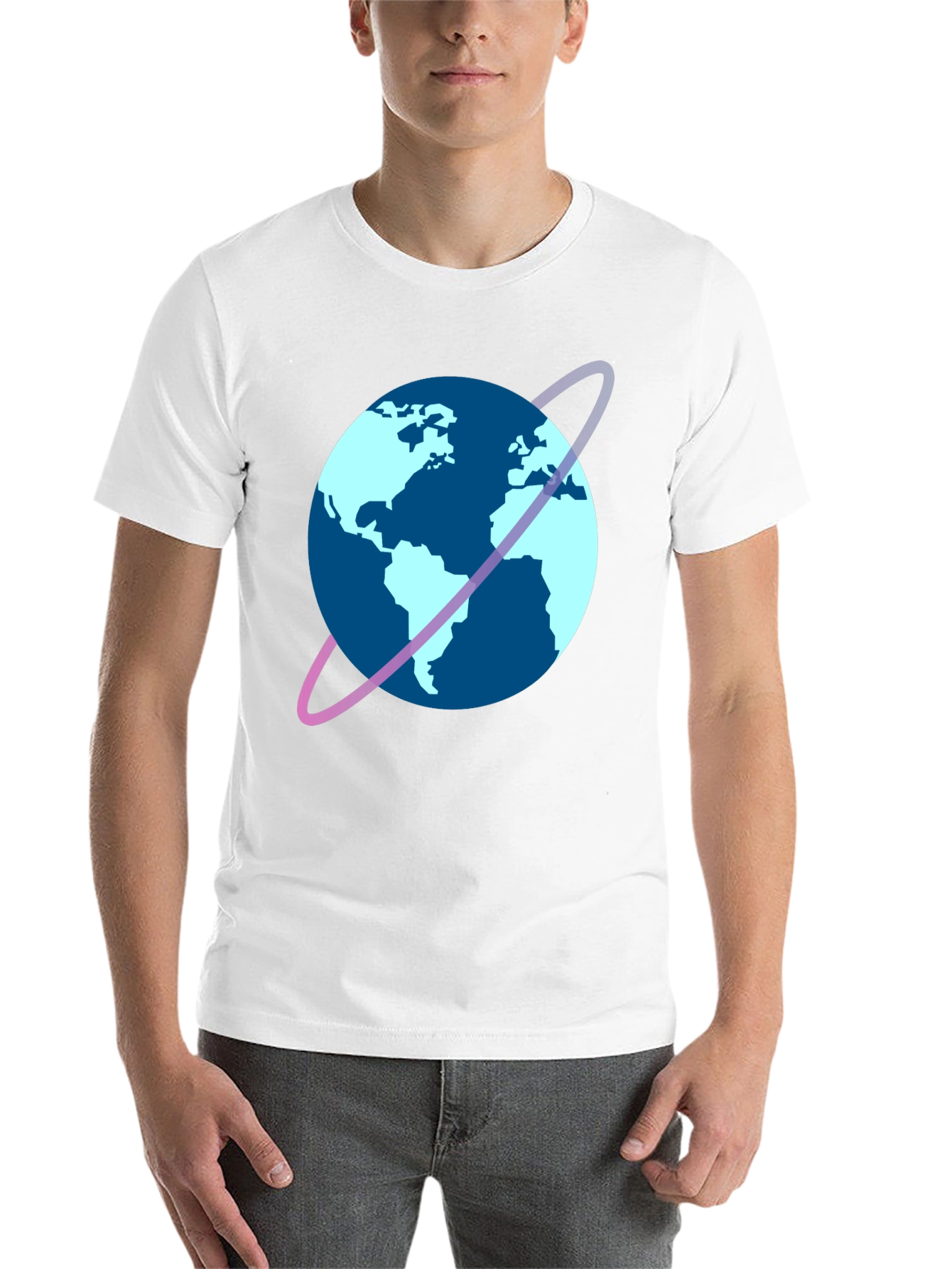 Black Planet Graphic Tee - Cool Earth Design view 14
