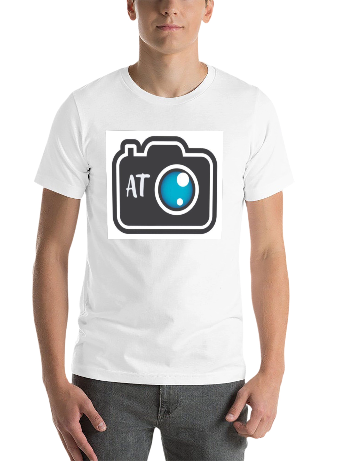 Black Camera Graphic Black T-Shirt view 14