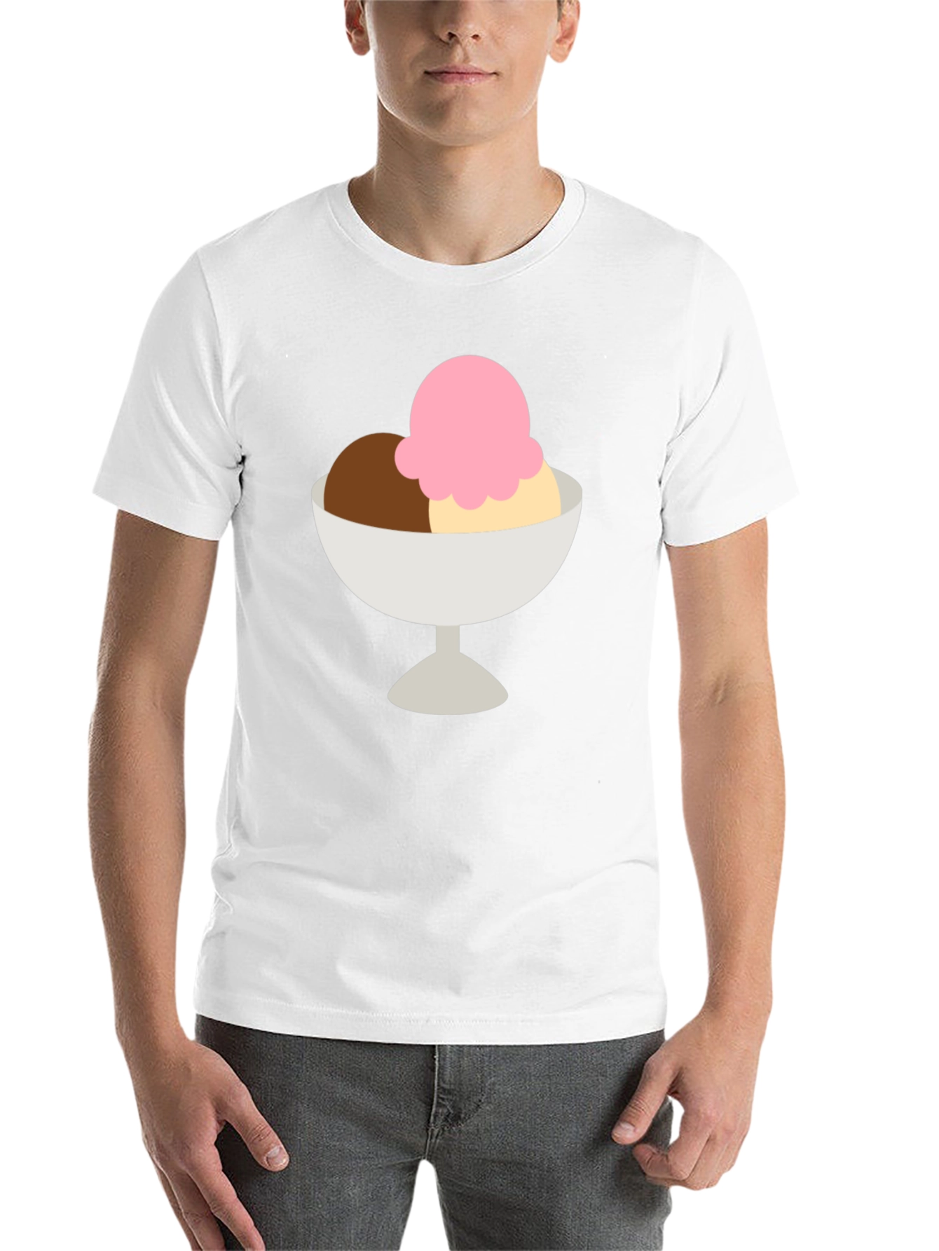 Black Ice Cream T-Shirt - Dessert Graphic Tee view 14