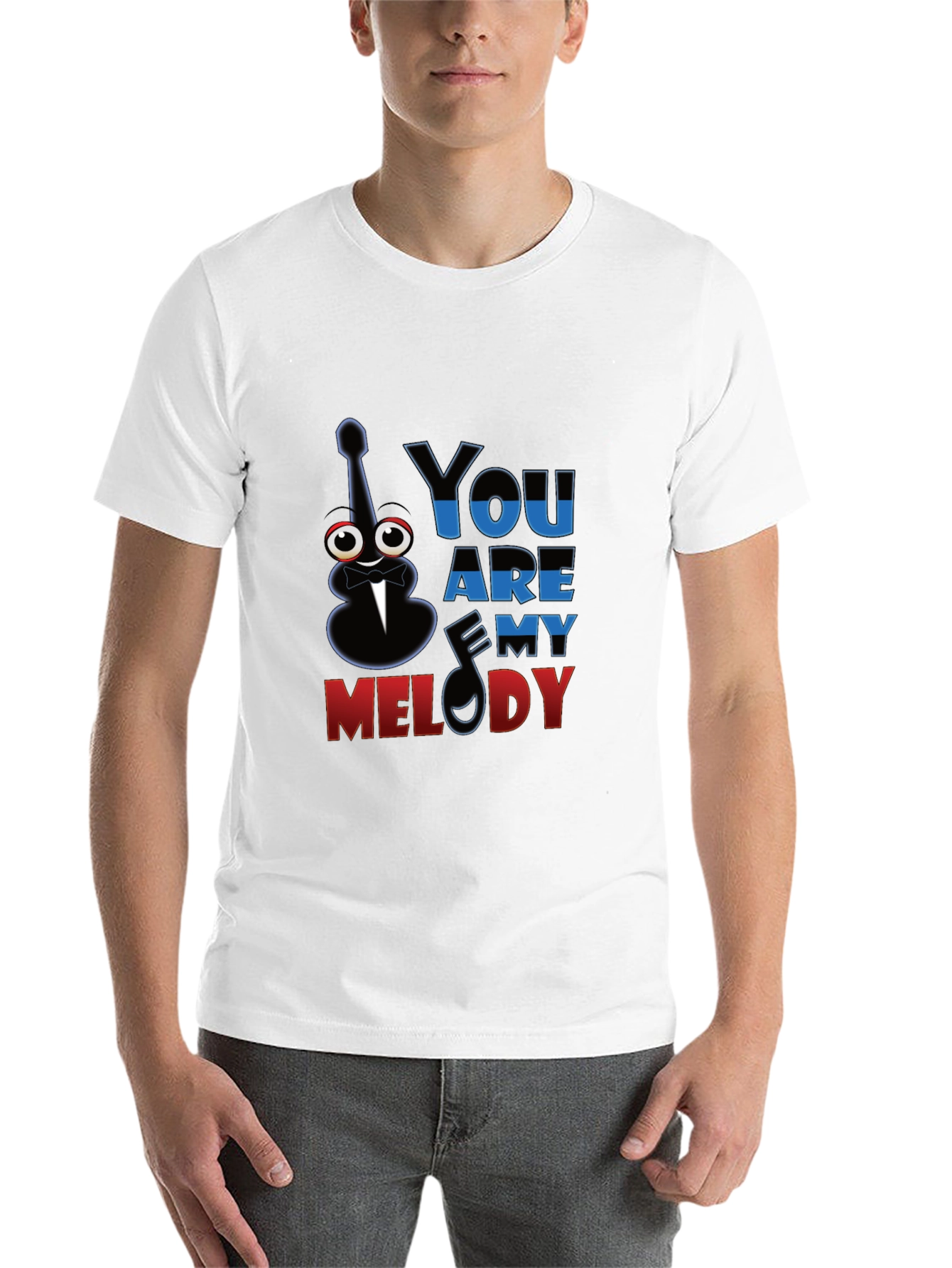 Black You Are My Melody Graphic T-Shirt view 14