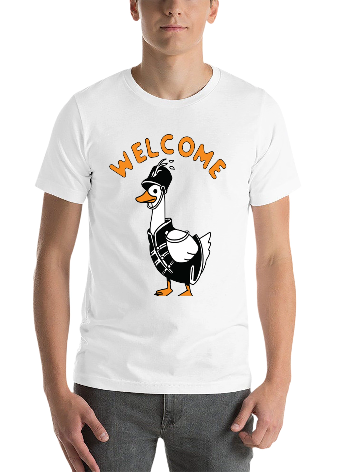 Black Welcome Duck Band T-Shirt view 14