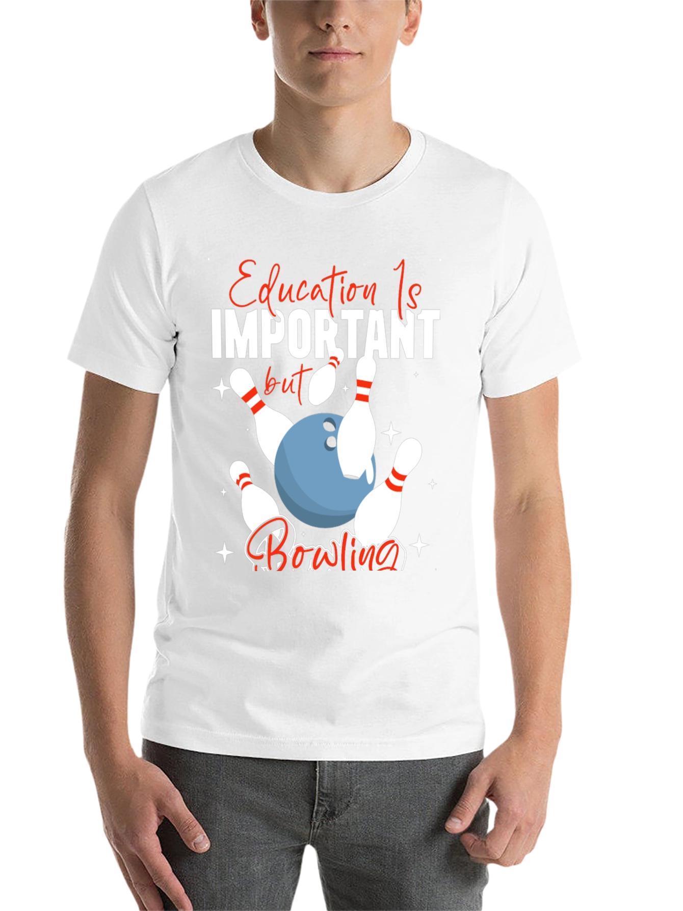 Black Education is Important Bowling T-Shirt view 14