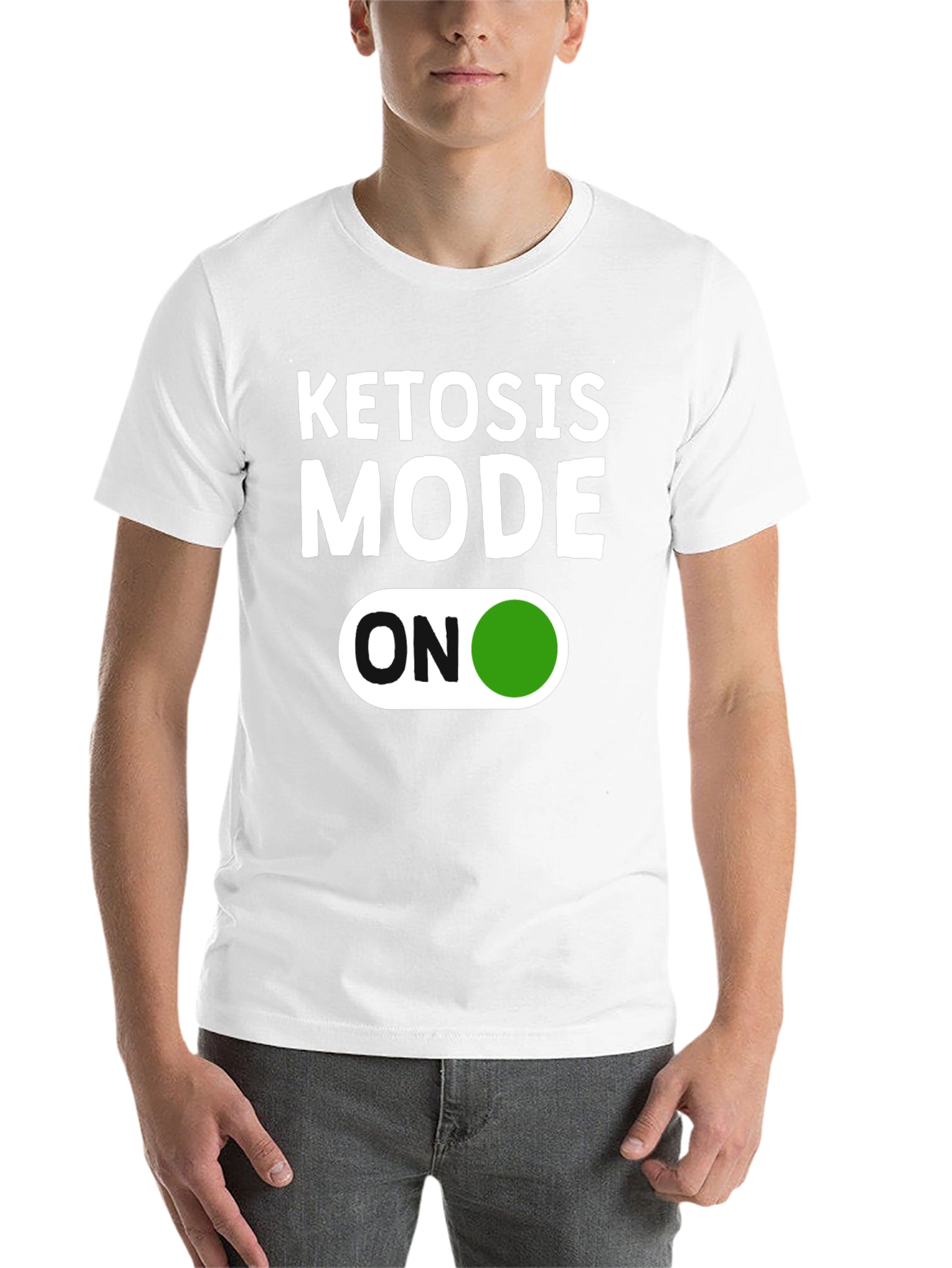 Black Ketosis Mode ON - Novelty Graphic T-Shirt view 14