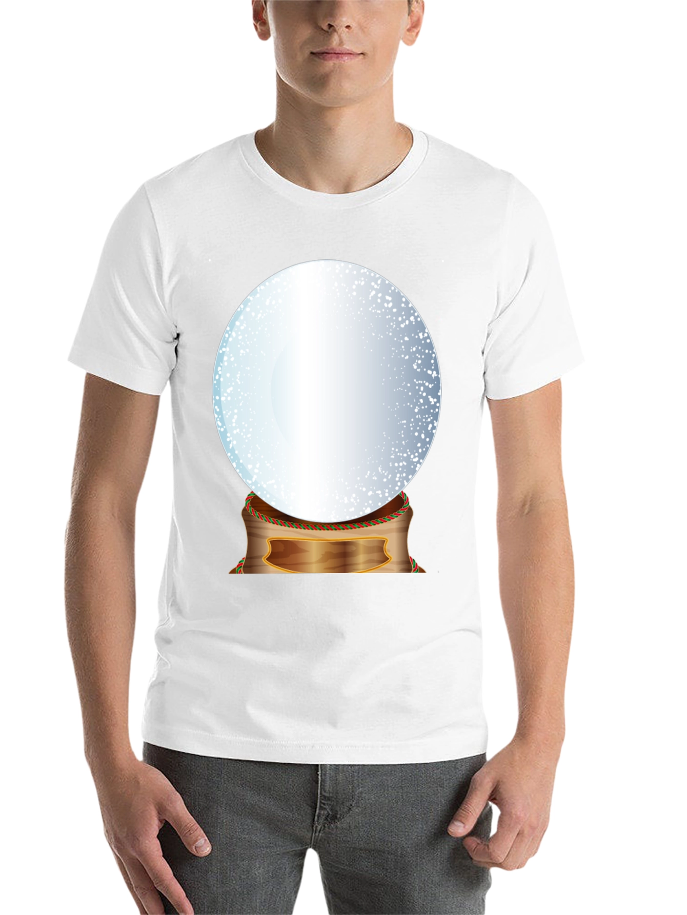 Black Snow Globe Graphic Tee - Holiday Fun! view 14