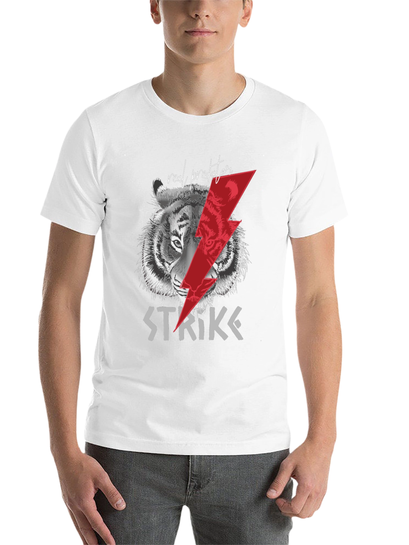 Black Strike Predator Graphic T-Shirt view 14
