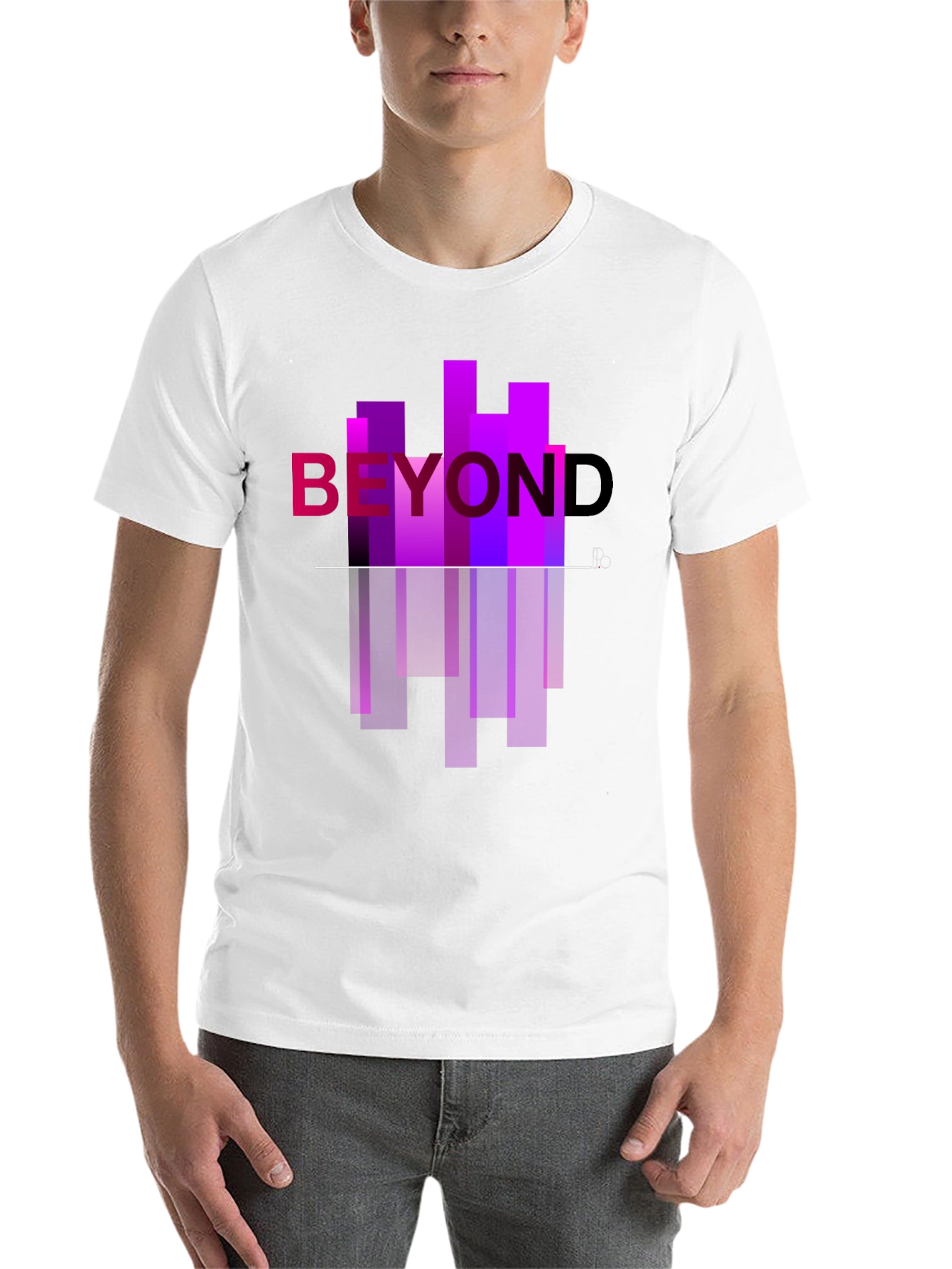 Black Beyond Graphic Tee - Modern Urban Style view 14