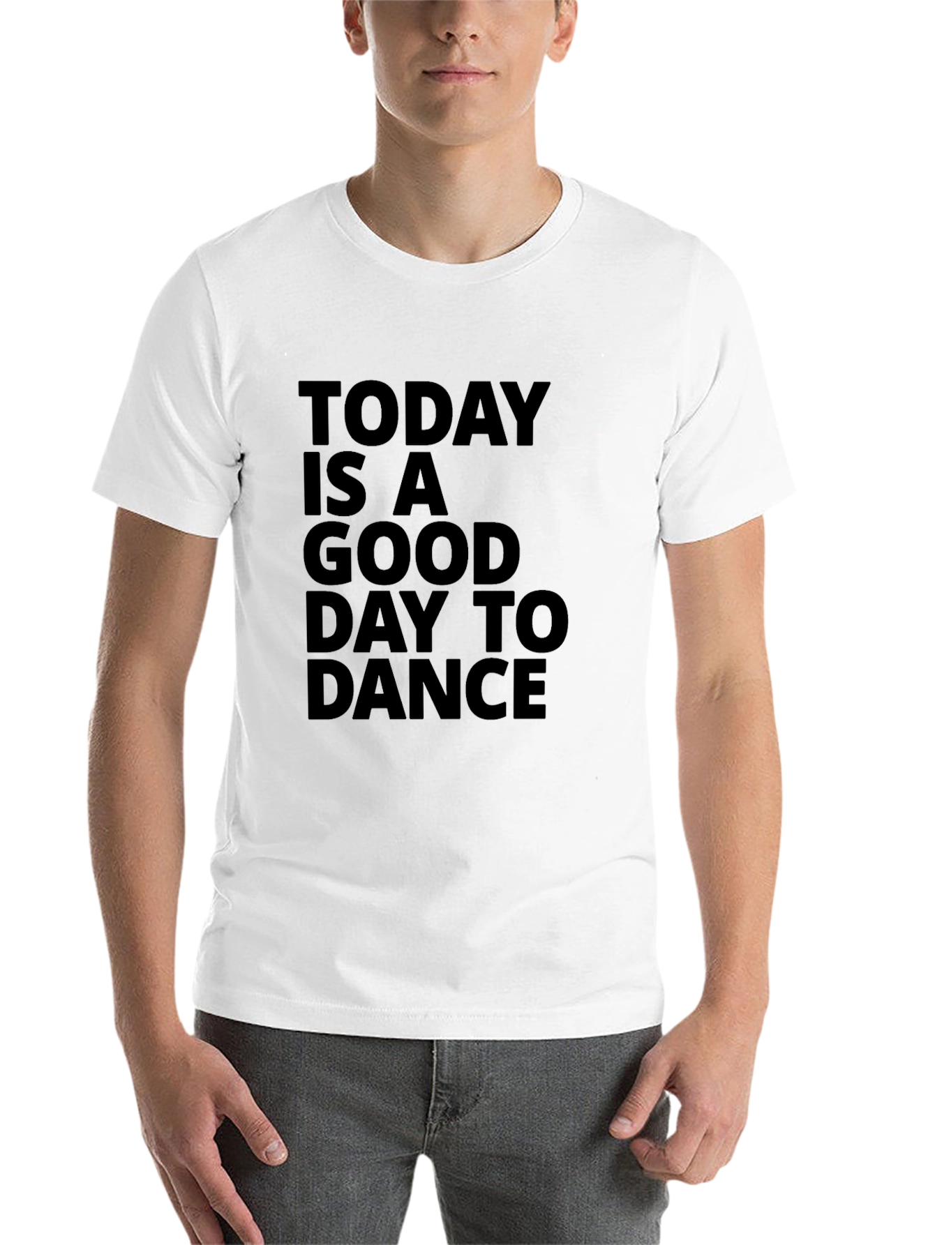 Black Today is a Good Day to Dance Graphic Tee view 14
