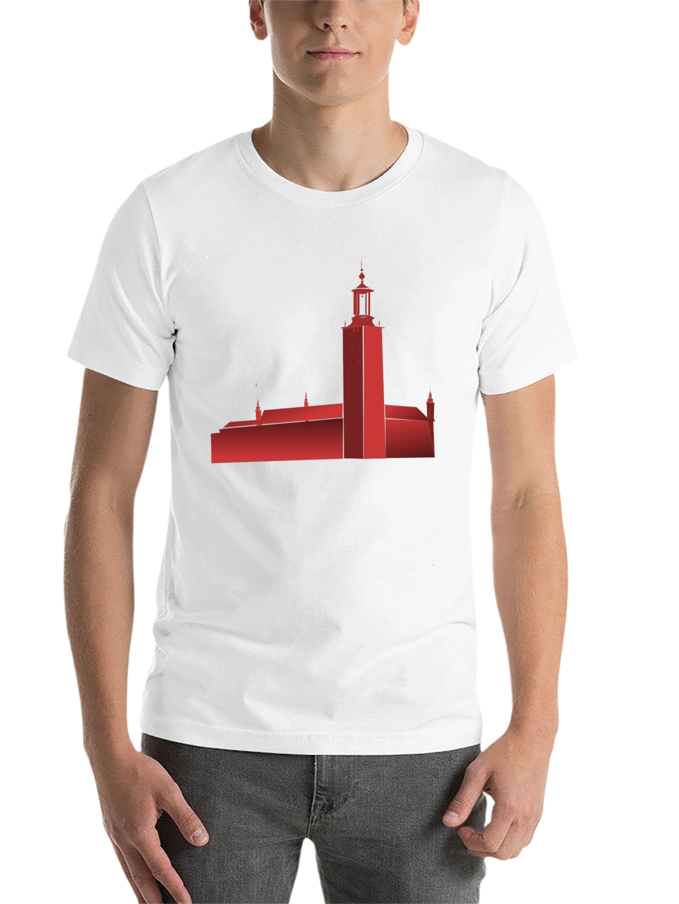 Stockholm City Hall Silhouette T-Shirt - 14