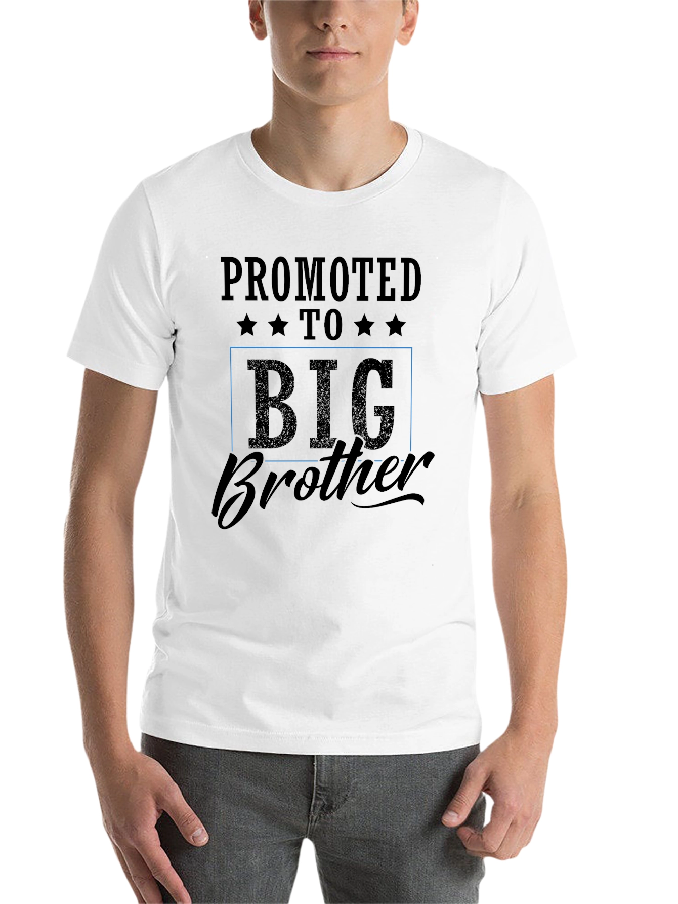 Black Promoted to Big Brother Black T-Shirt view 14