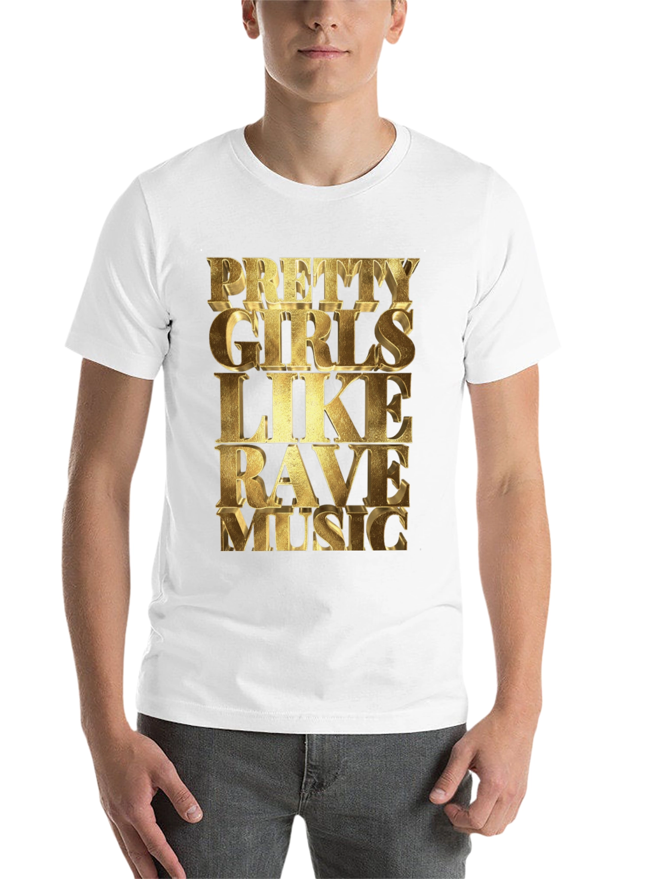 Black Pretty Girls Like Rave Music Black T-Shirt view 14