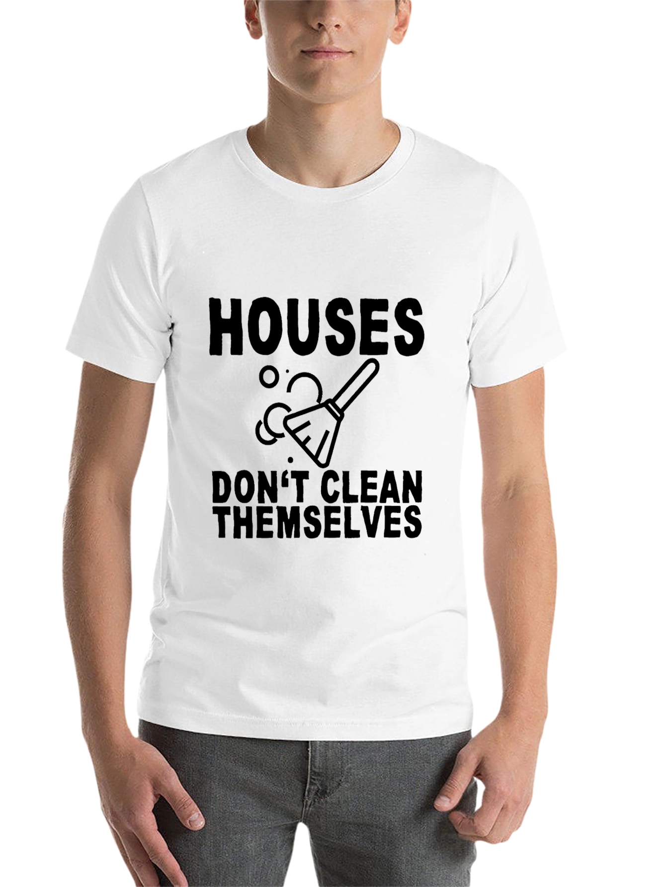 Black Houses Don't Clean Themselves Graphic Tee view 14