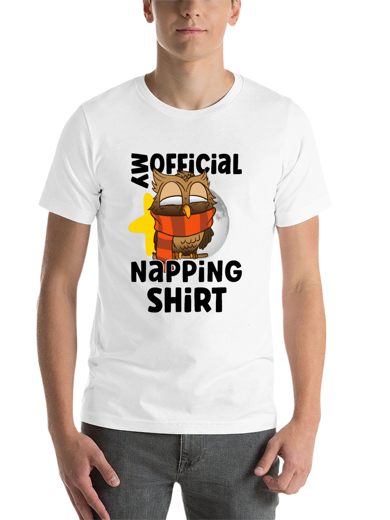 Black My Official Napping Shirt - Owl Design view 14