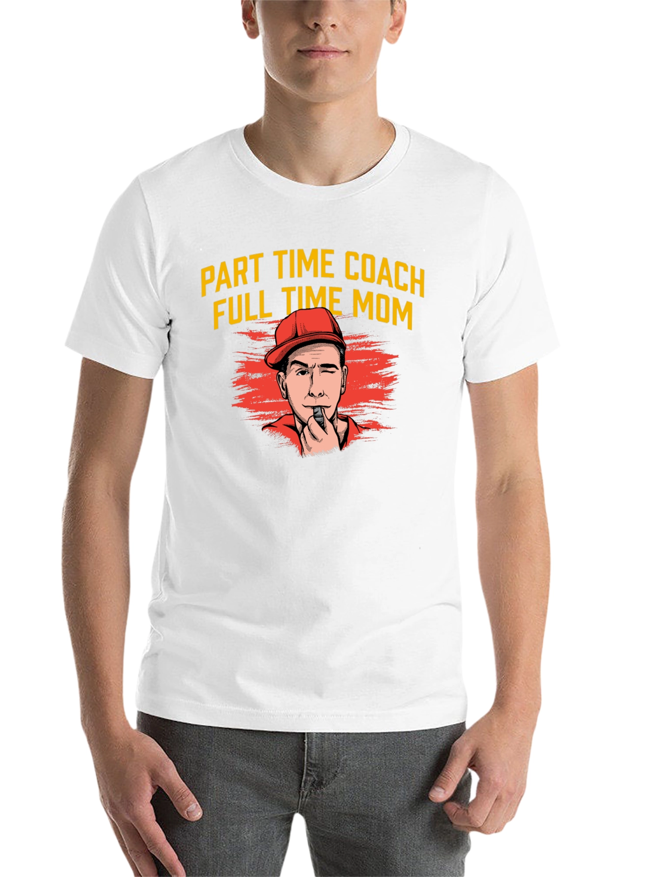 Part Time Coach Full Time Mom T-Shirt - 14