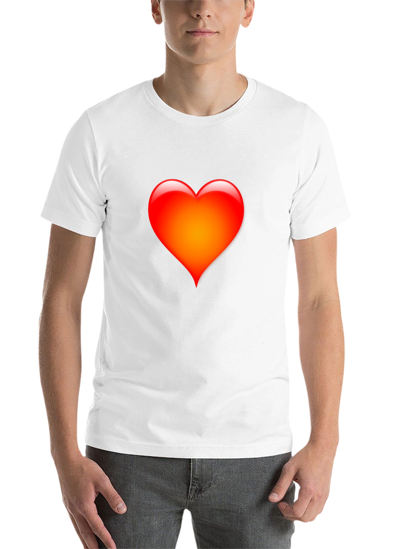 Black Heart Graphic Black T-Shirt - Express Your Love! view 14