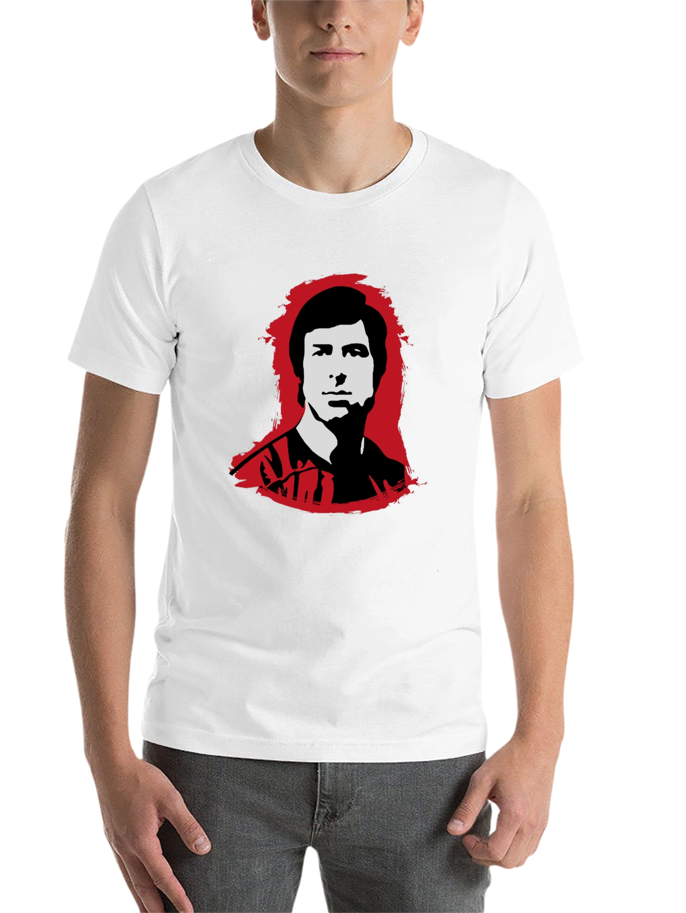 Black Retro Silhouette Graphic T-Shirt view 14