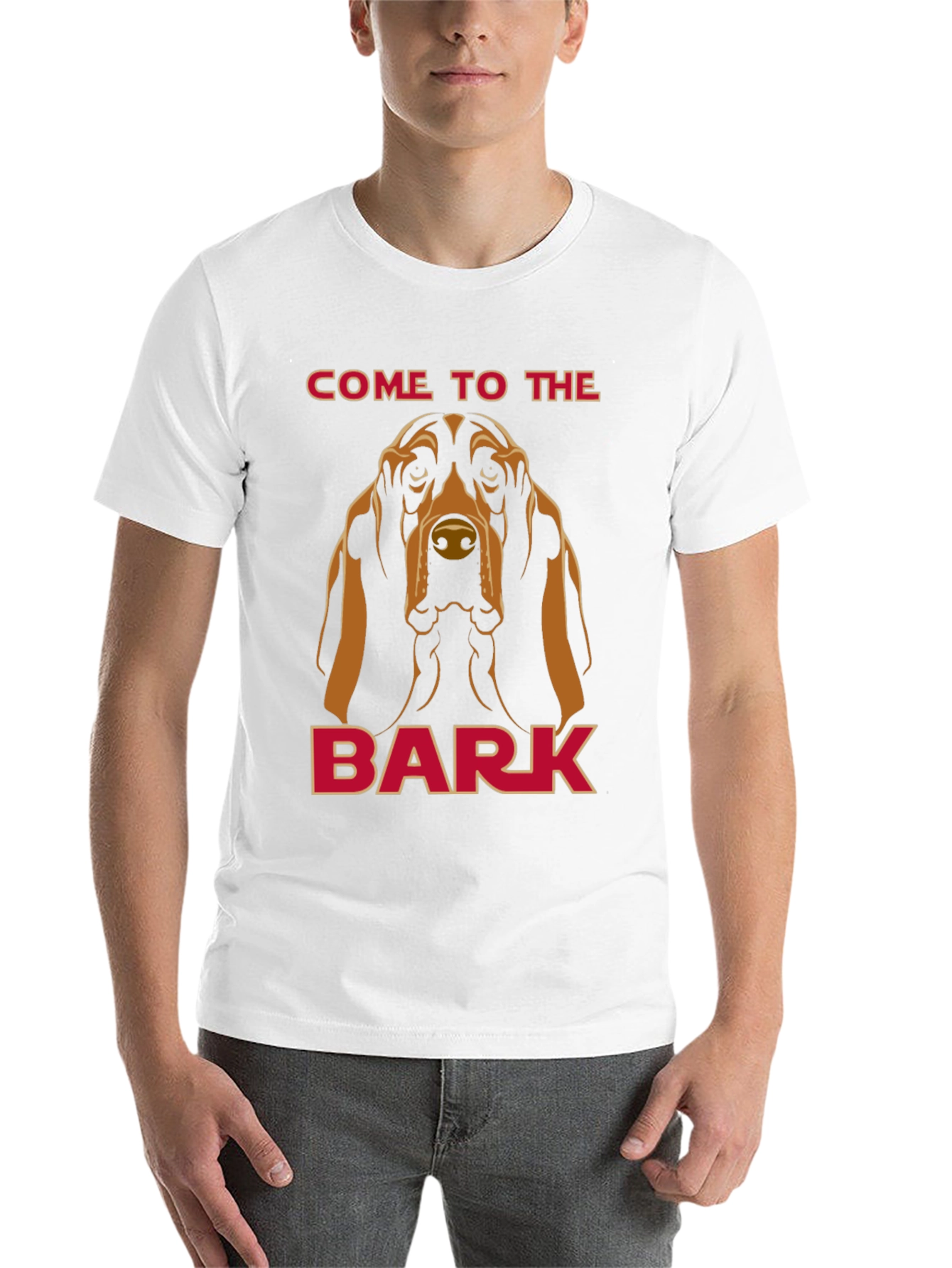 Black Come to the Bark Dog T-Shirt view 14