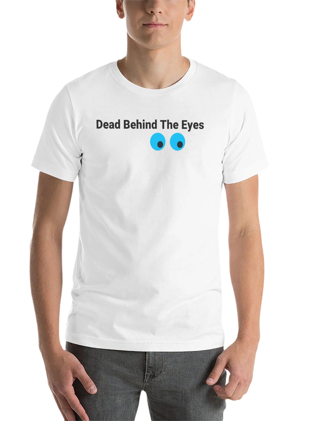 Black Dead Behind The Eyes Graphic T-Shirt view 14