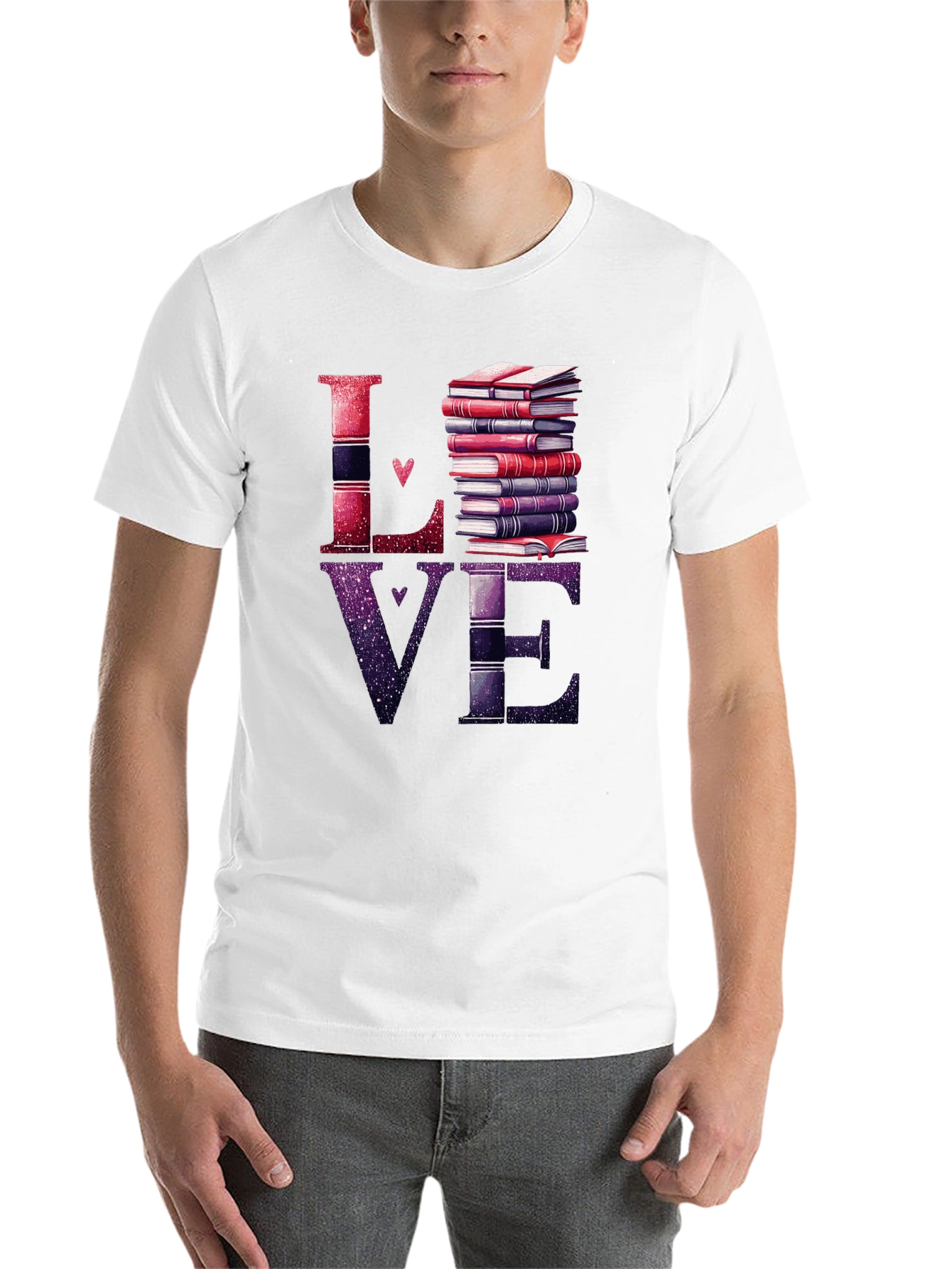 Black Love Books Graphic T-Shirt - Reader's Delight view 14
