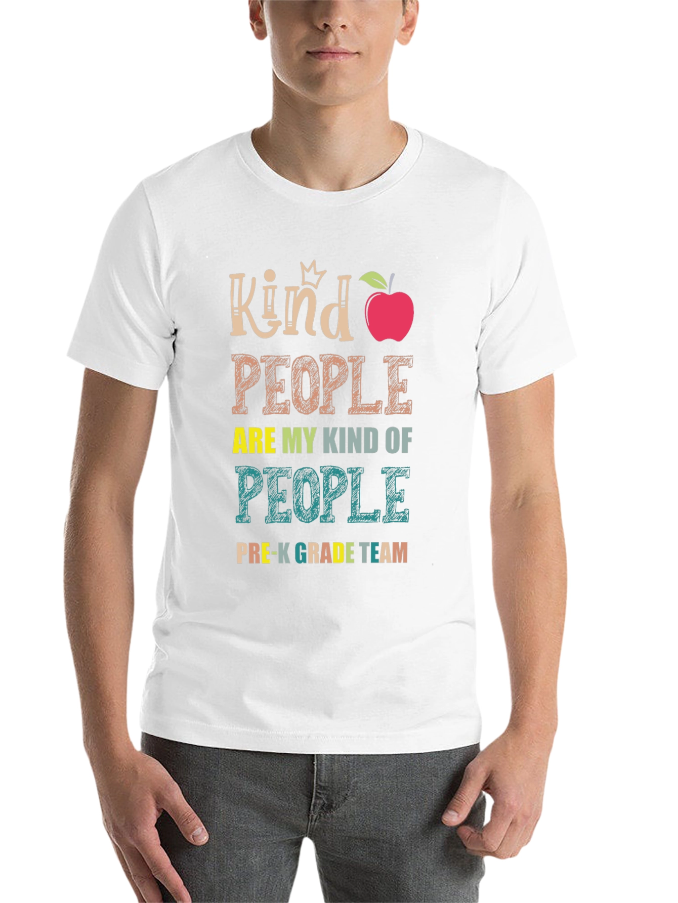 Black Kind People Pre-K Grade Team Teacher T-Shirt view 14