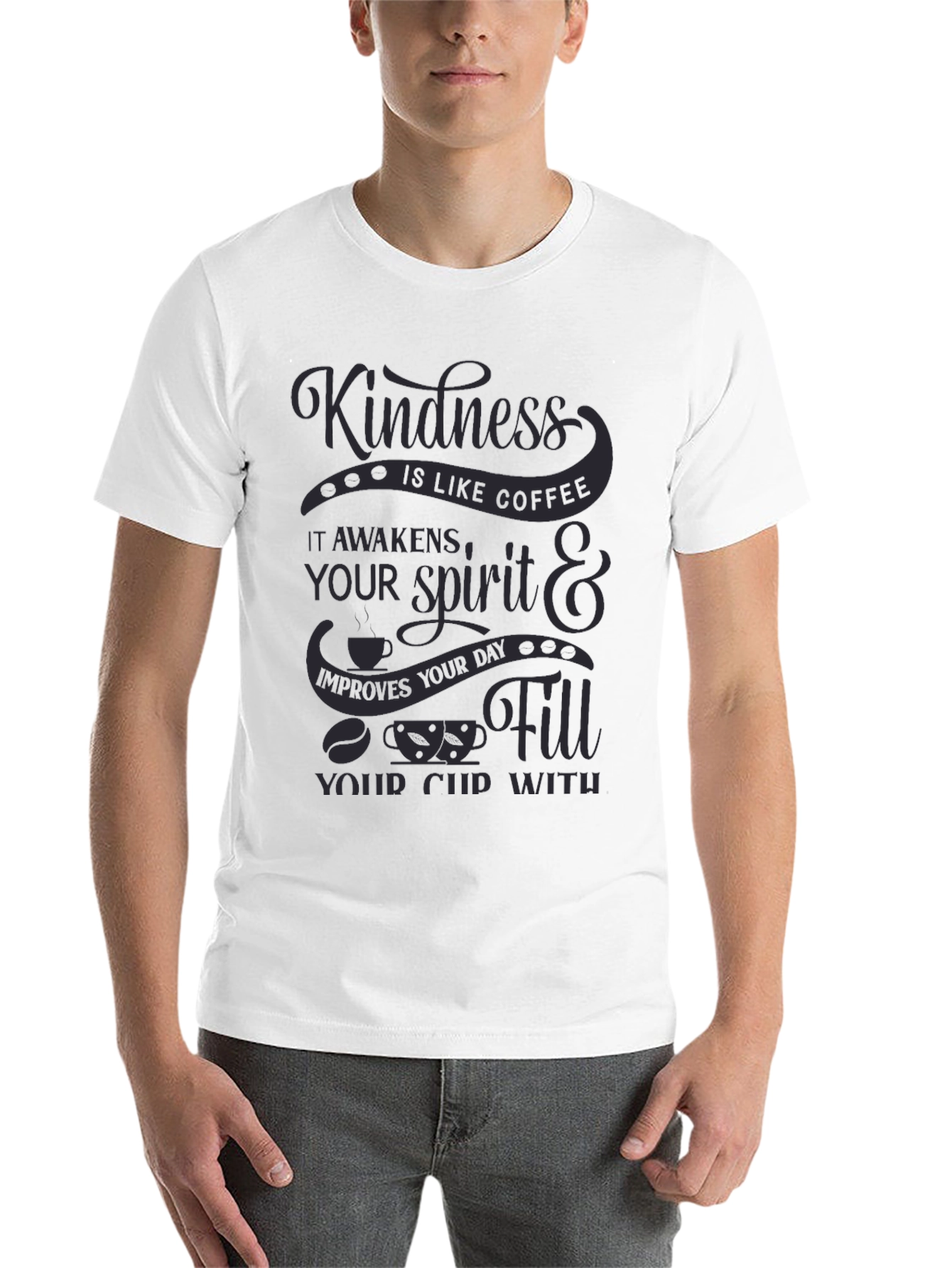 Black Kindness is Like Coffee Graphic Tee view 14