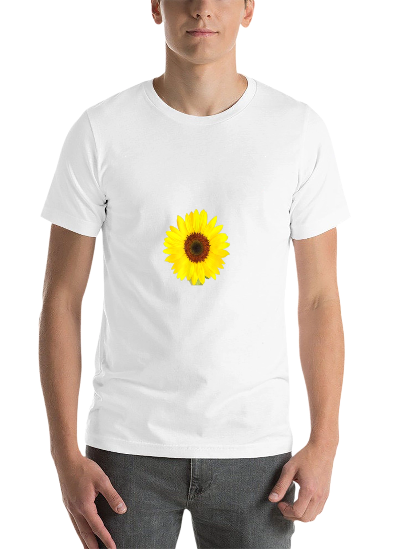 Black Sunflower Graphic Black T-Shirt view 14