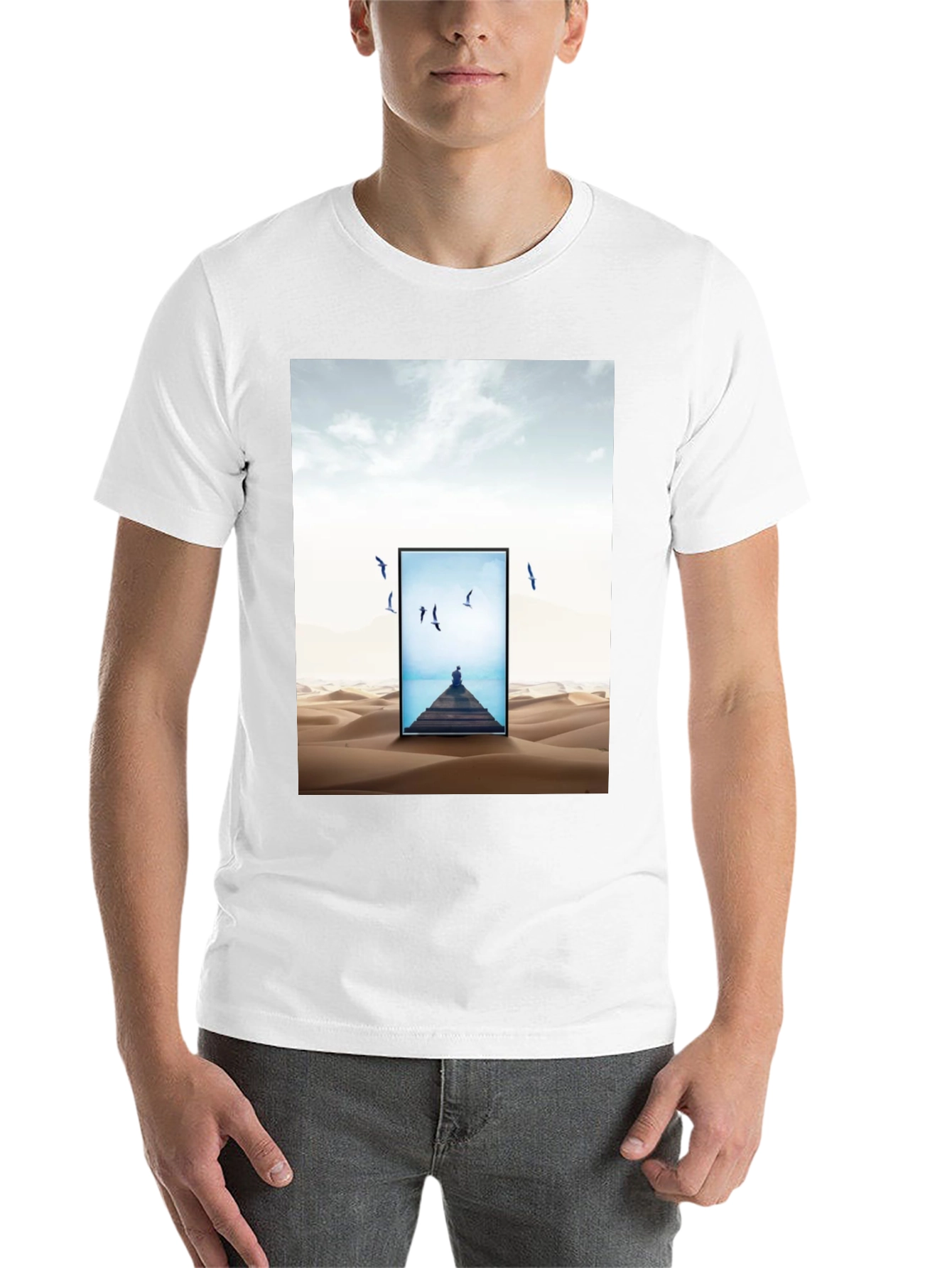 Black Desert Dreamscape Graphic Tee - Black Cotton Blend view 14