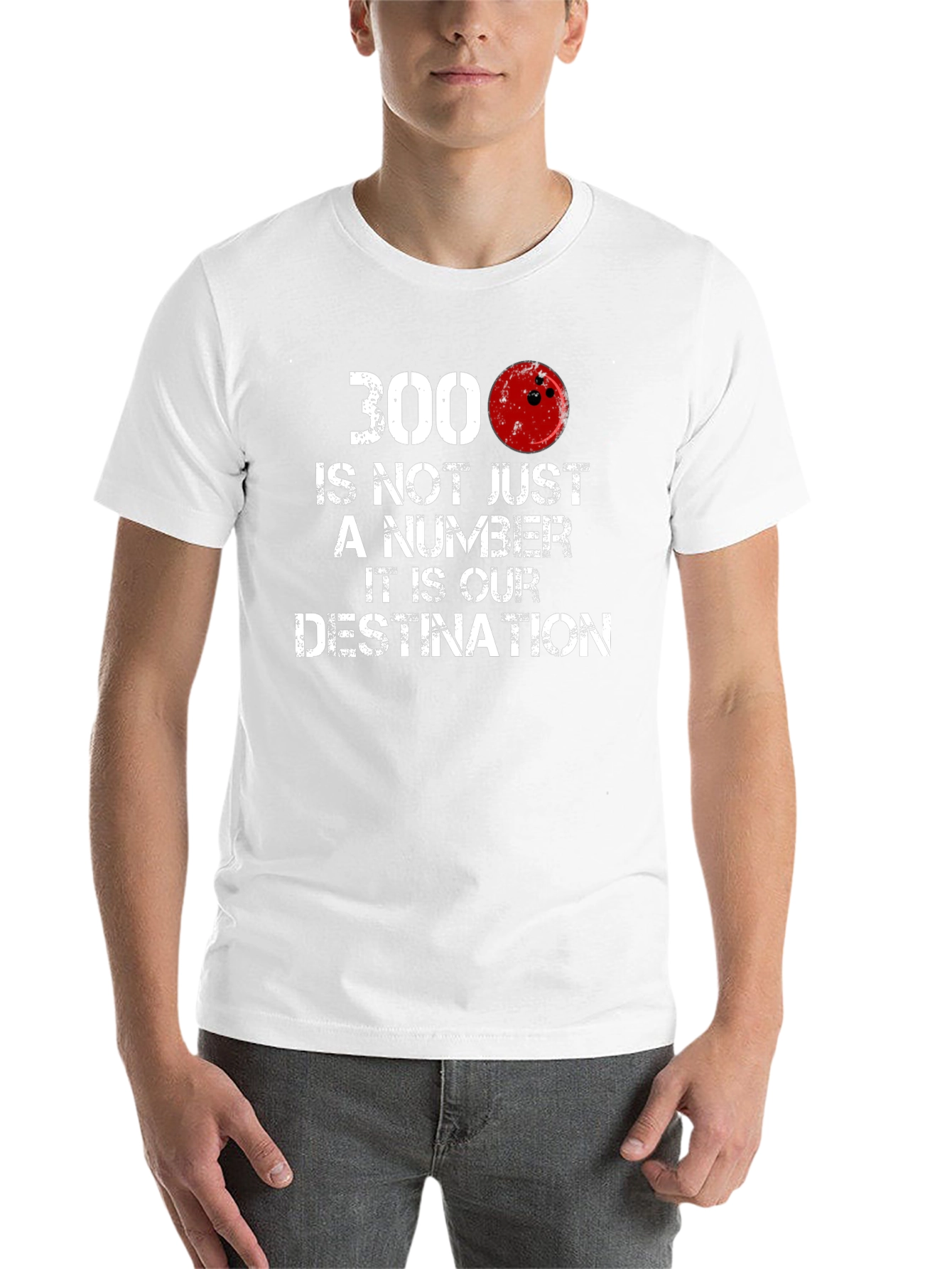 Black 300 Bowling Score T-Shirt - Bowler's Destination Tee view 14