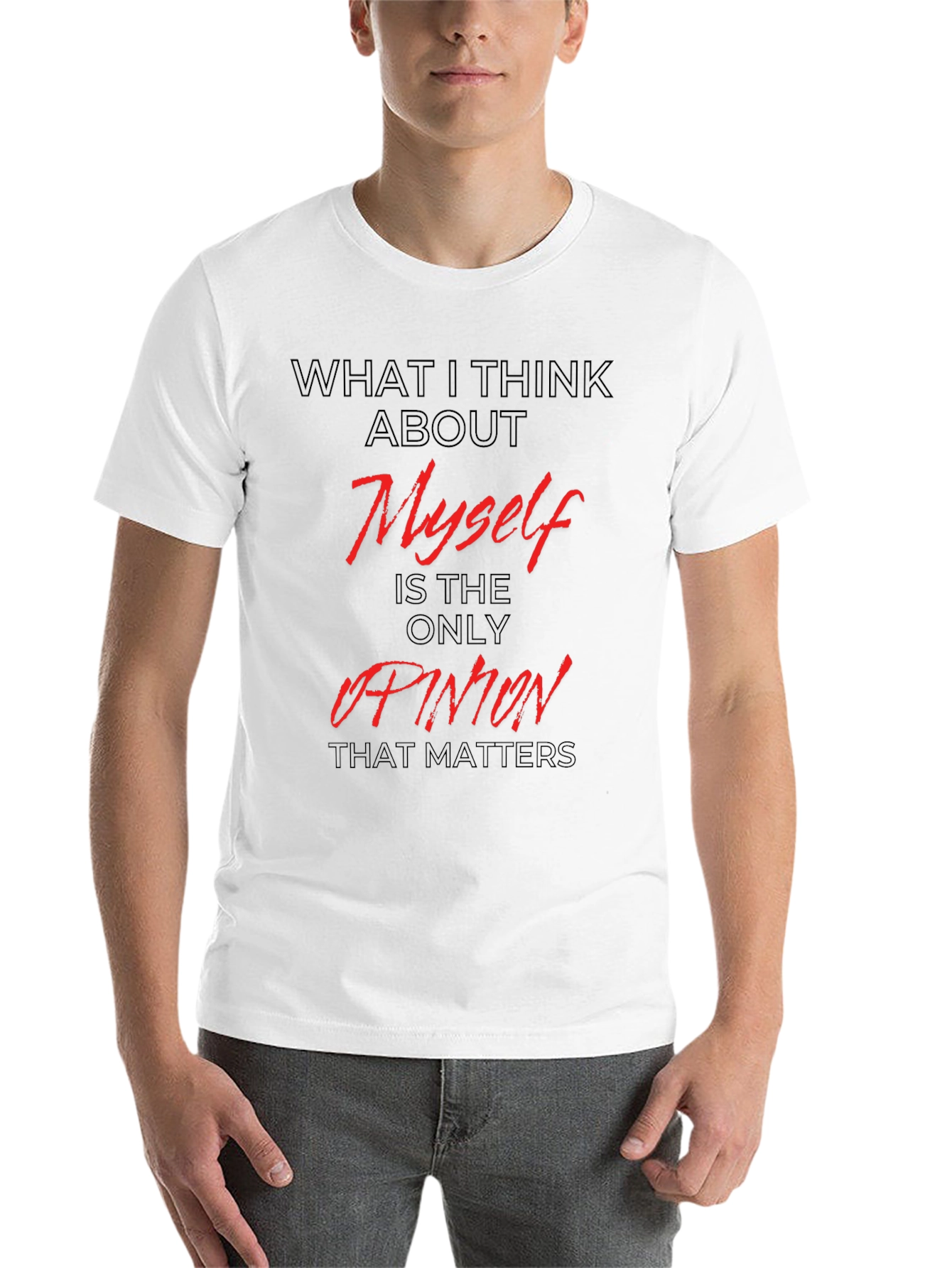 My Opinion Matters Graphic Tee - Black - 14