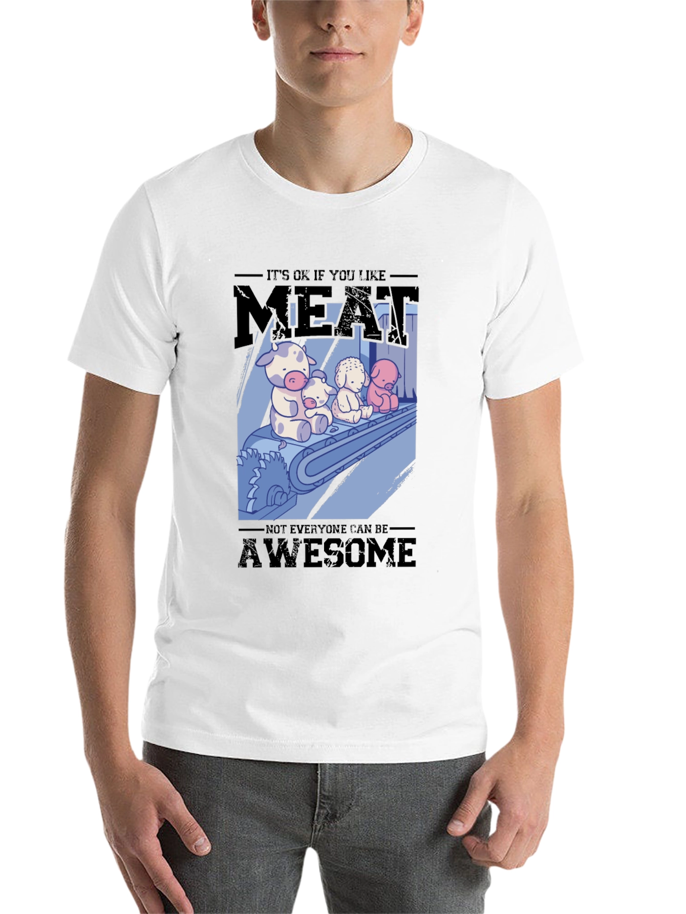 Black Meat Lover's T-Shirt: It's OK if You Like Meat! view 14