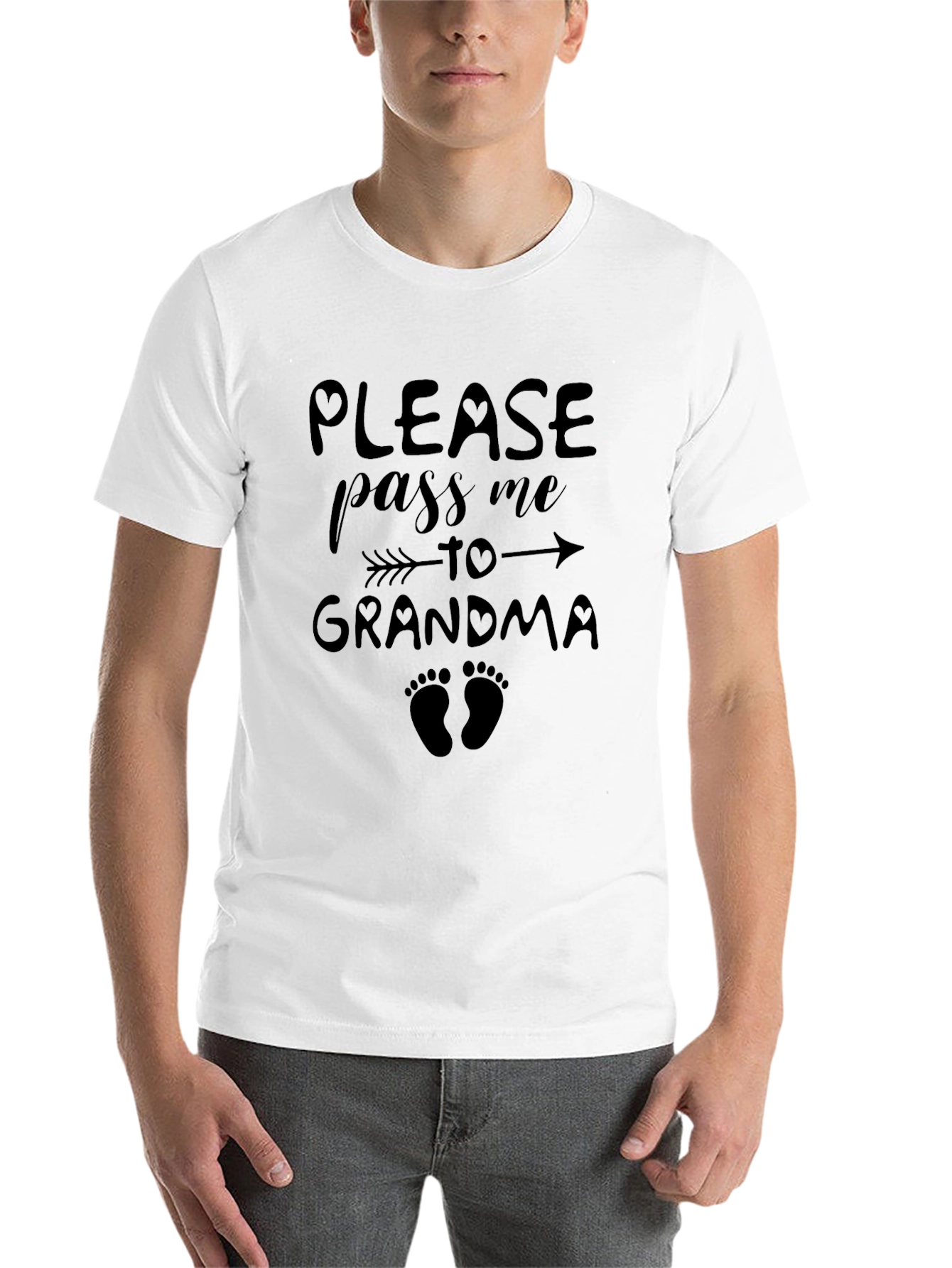 Black Pass Me To Grandma Black T-Shirt view 14