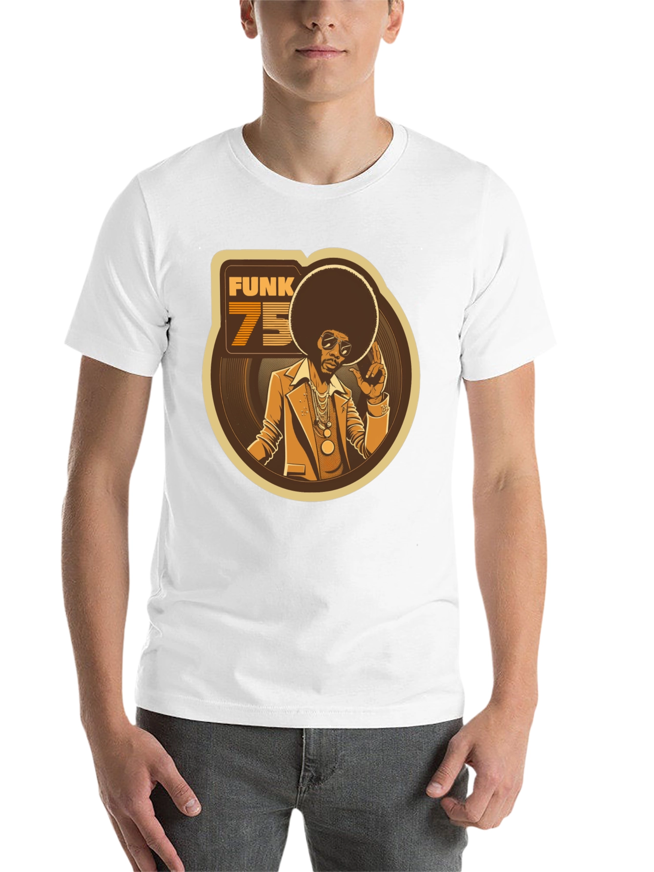 Black Funk 75 Graphic Tee - Retro Style view 14