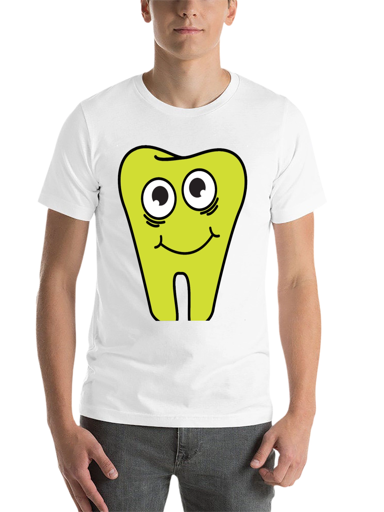 Black Funny Tooth Graphic Black T-Shirt view 14