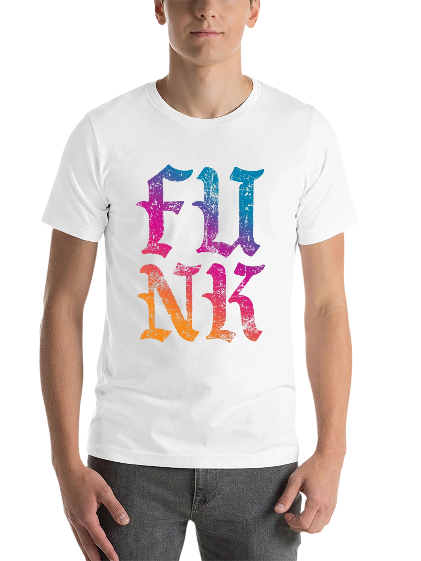 Black Retro Funk T-Shirt view 14
