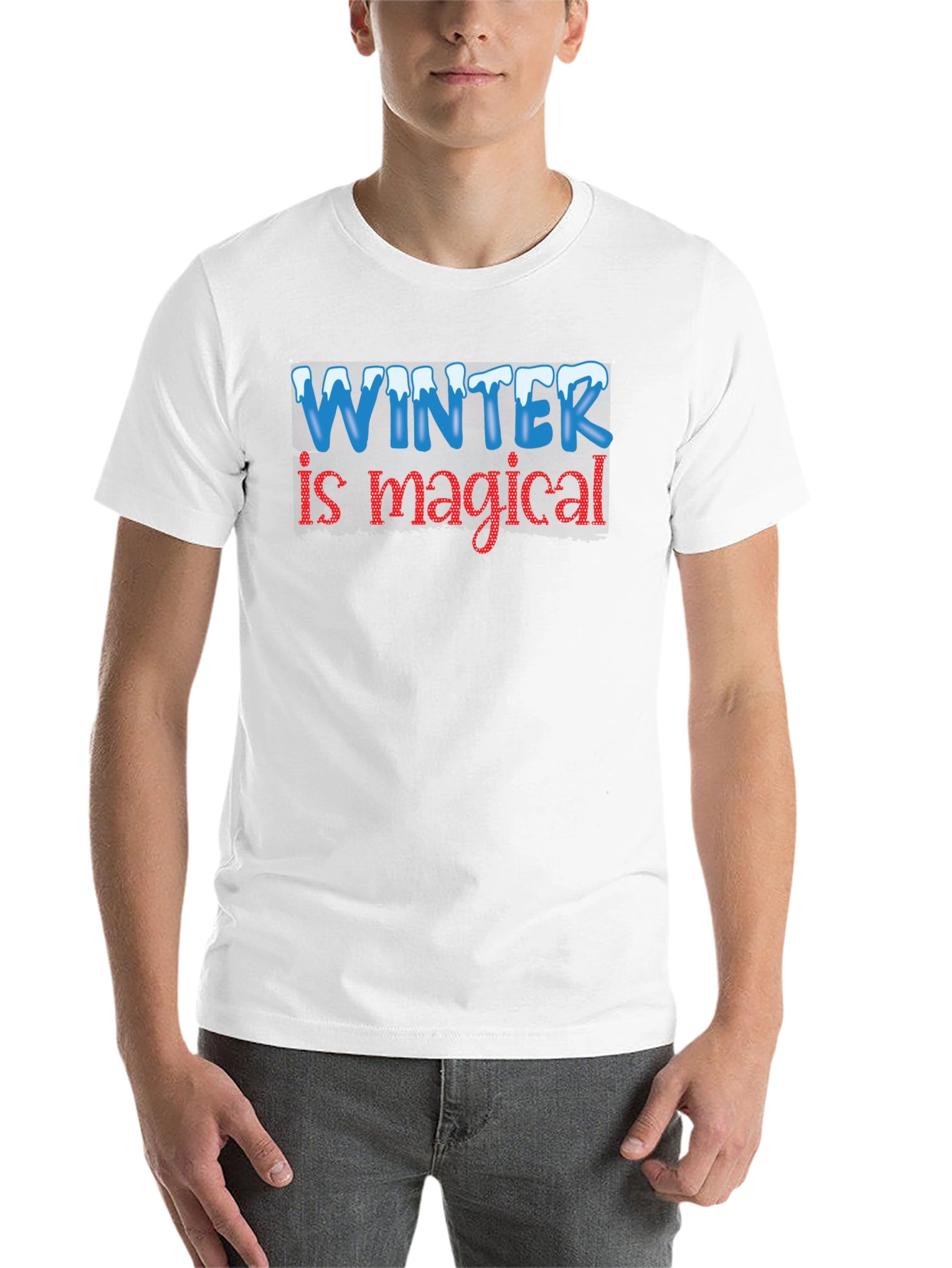 Black Winter is Magical Graphic Tee view 14