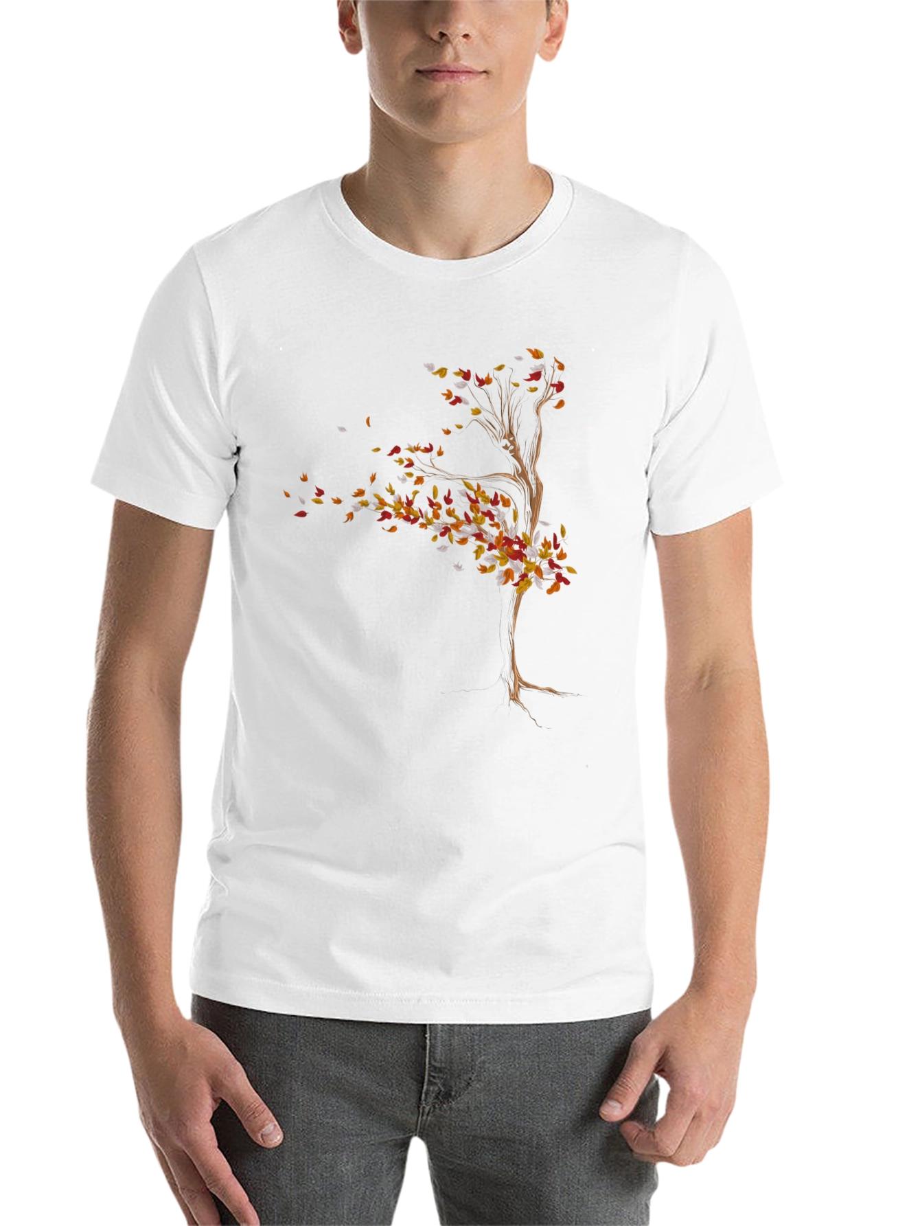 Black Autumn Tree Graphic T-Shirt - Stylish Fall Apparel view 14