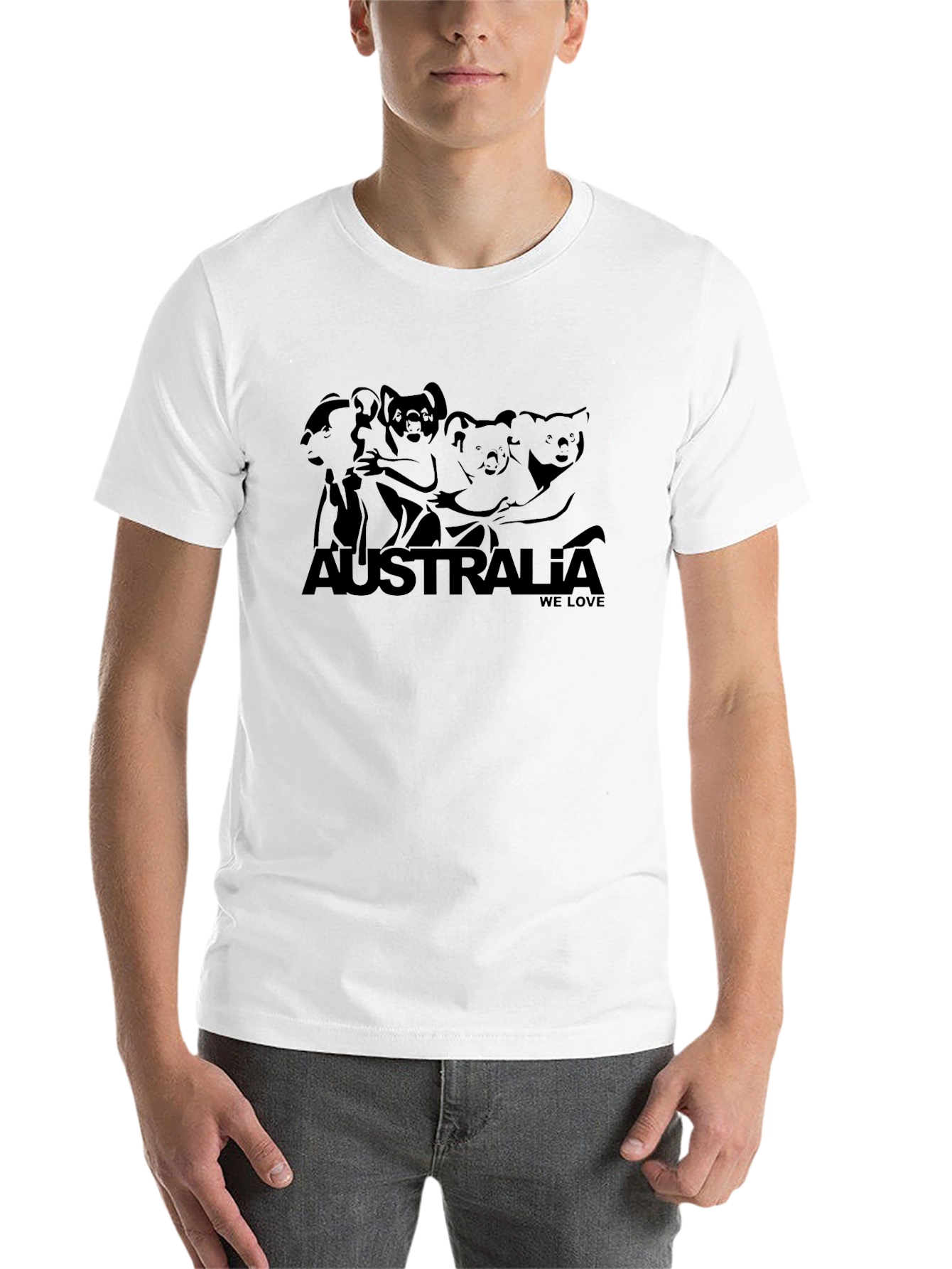 Black Australia Koala Black Graphic Tee view 14