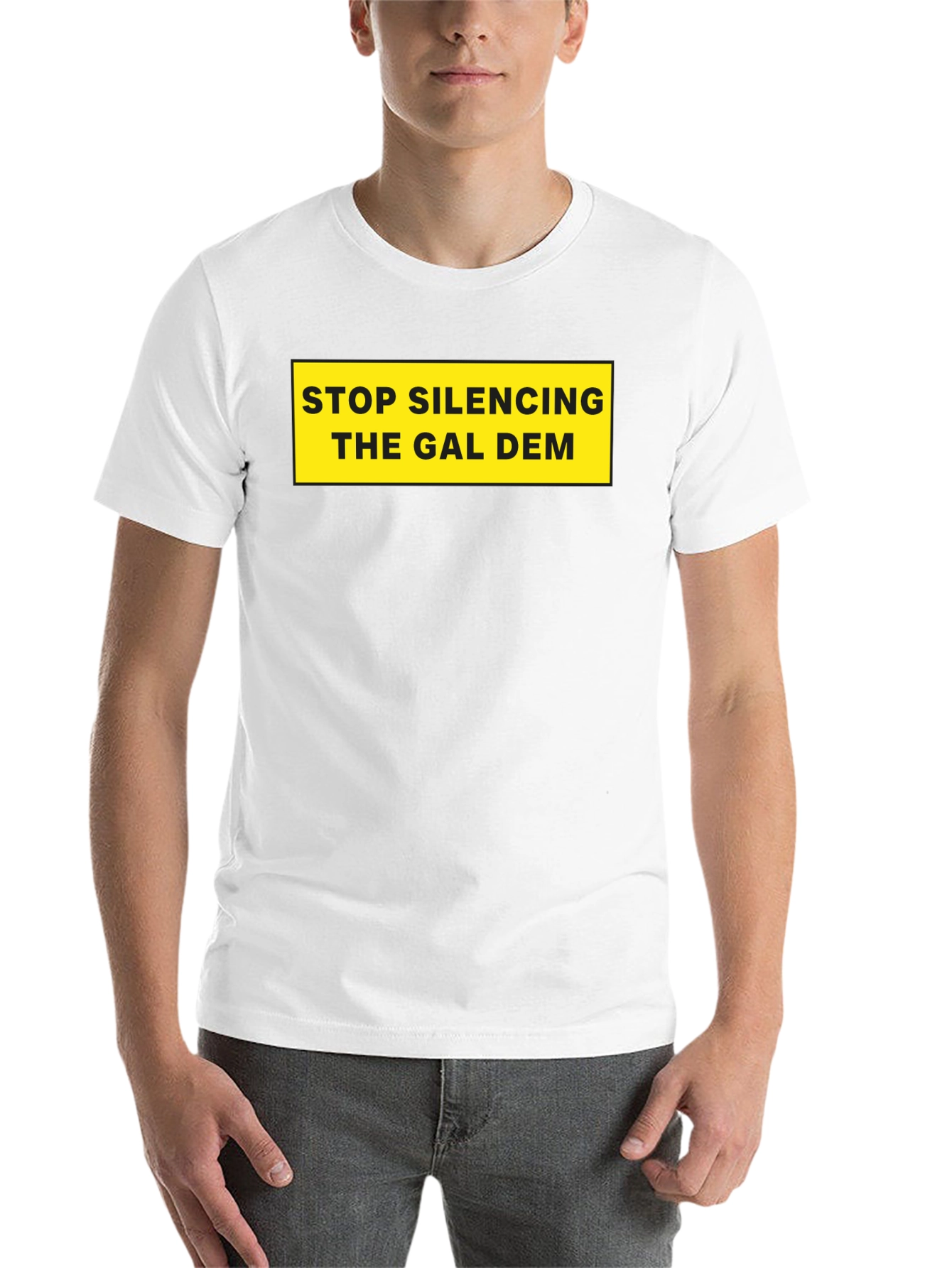 Black Stop Silencing The Gal Dem T-Shirt view 14