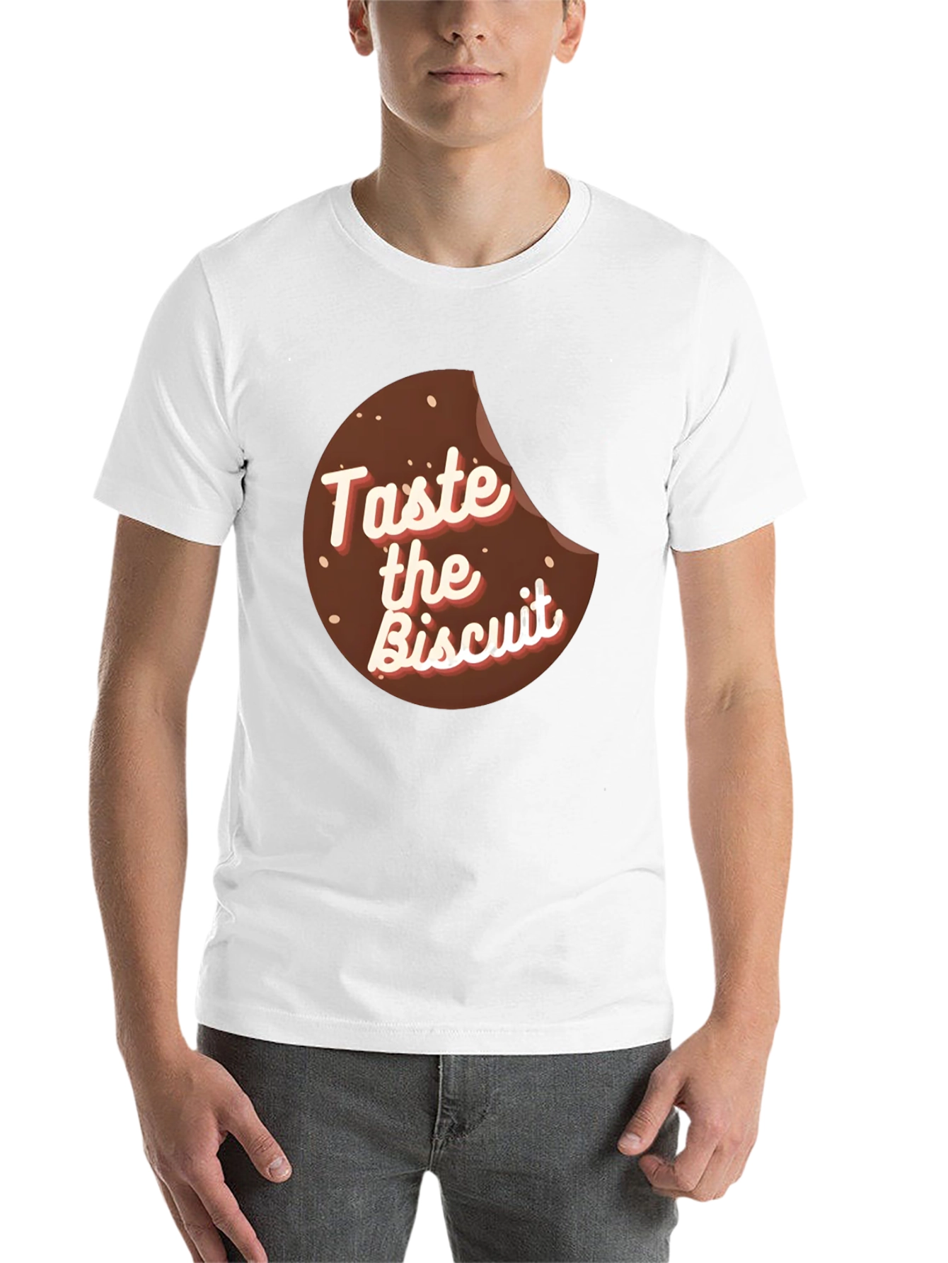 Black Taste the Biscuit Graphic T-Shirt view 14
