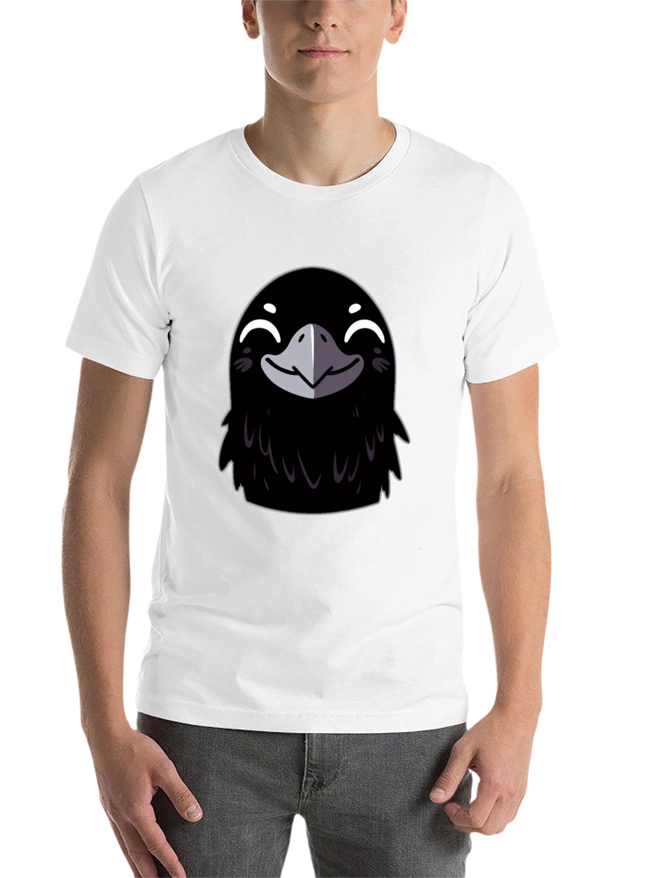 Black Crow Graphic Tee - Men's Black T-Shirt view 14