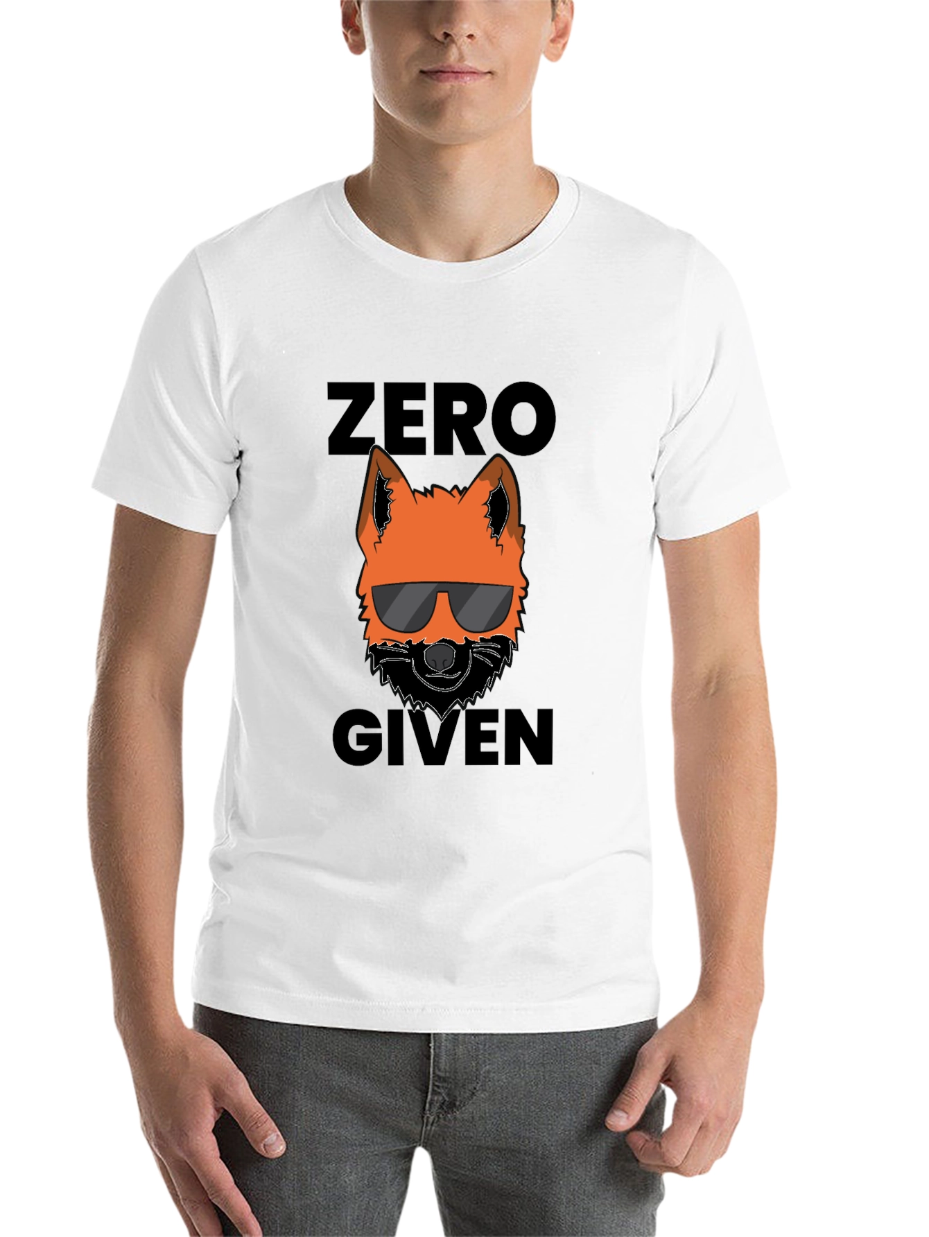 Black Zero Fox Given T-Shirt - Cool Graphic Tee view 14